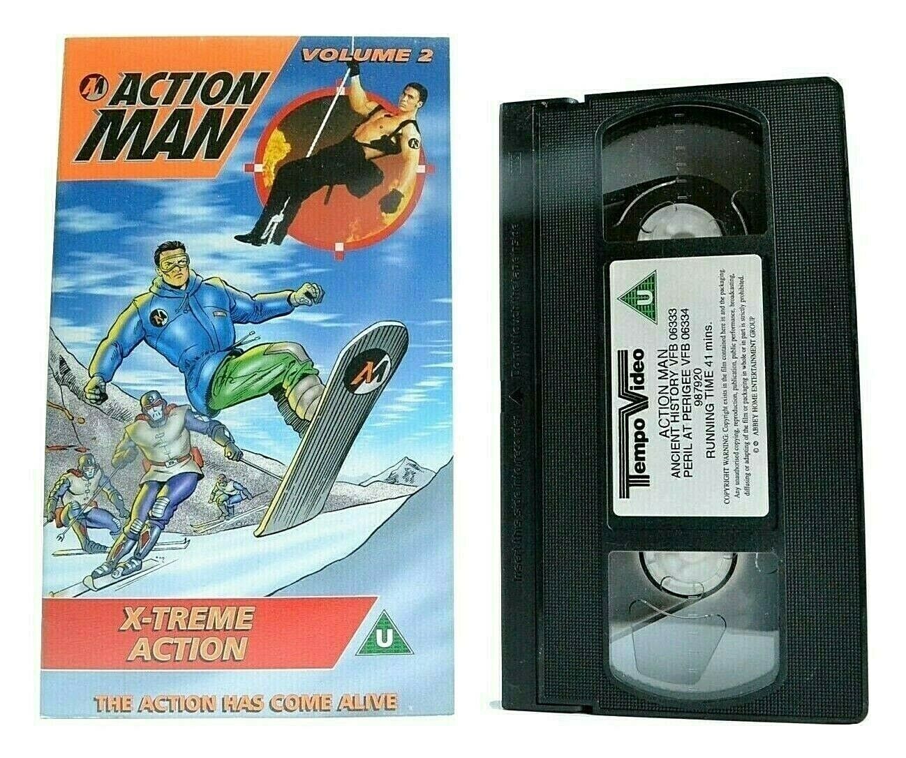 Action Man (Vol.2): X-Treme Action - Animated Adventures - Children's - Pal VHS-