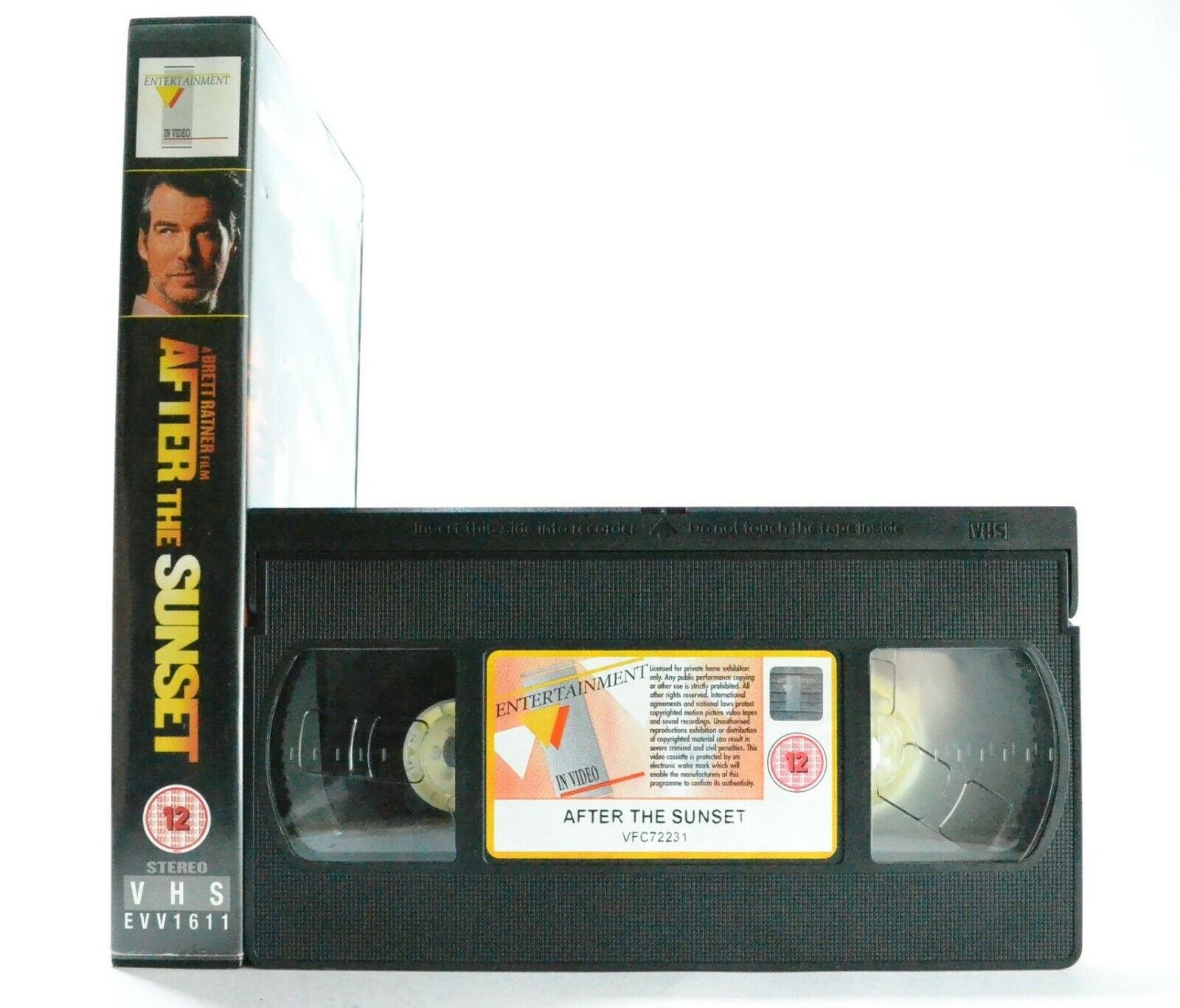 After The Sunset: A Brett Ratner Film - Action Comedy - Pierce Brosnan - Pal VHS-