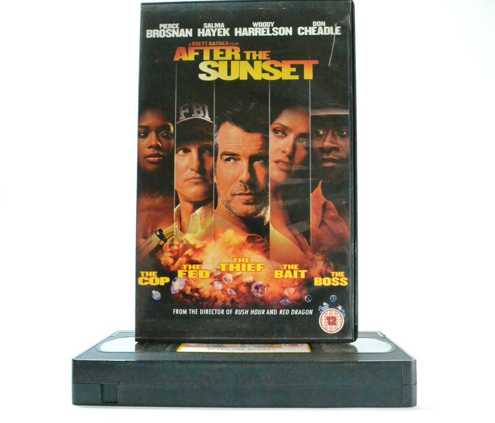 After The Sunset: A Brett Ratner Film - Action Comedy - Pierce Brosnan - Pal VHS-