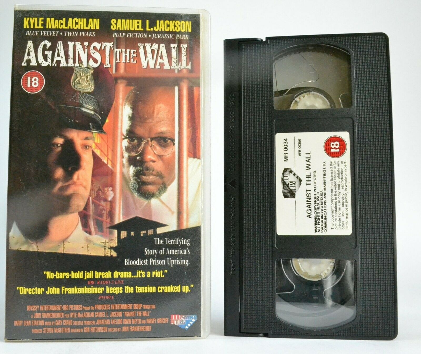 Against The Wall: (1994) TV Movie - Historical Drama - Samuel L. Jackson - VHS-