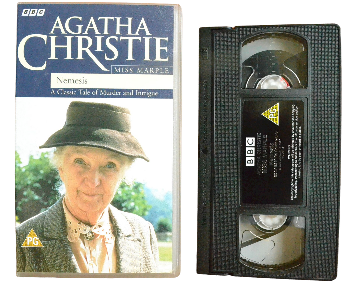 Agatha Christie Miss Marple - Joan Hickson - BBC - Vintage - Pal VHS-