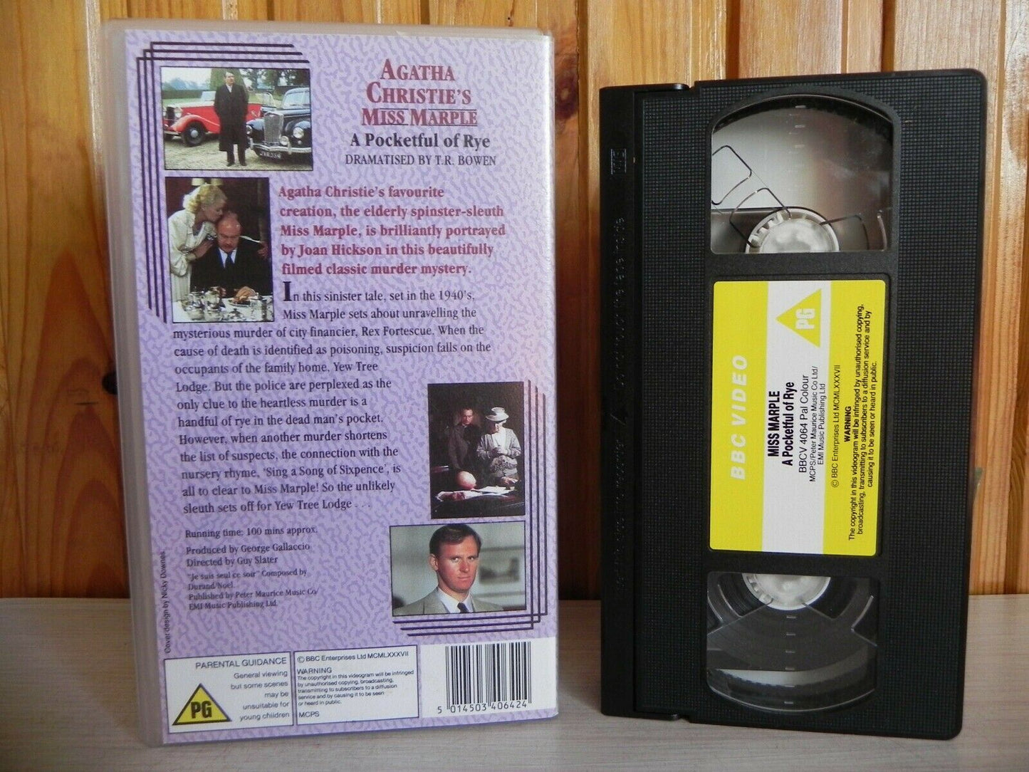 Agatha Christie's - Miss Marple - A Pocketful Of Rye - Drama - T.R. Bowen - VHS-