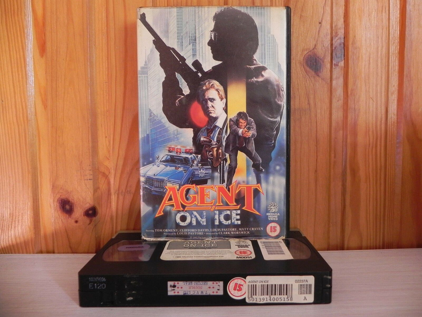 Agent On Ice - Tom Ormeny - Medusa Pictures - Action Thriller Video - Pal VHS-