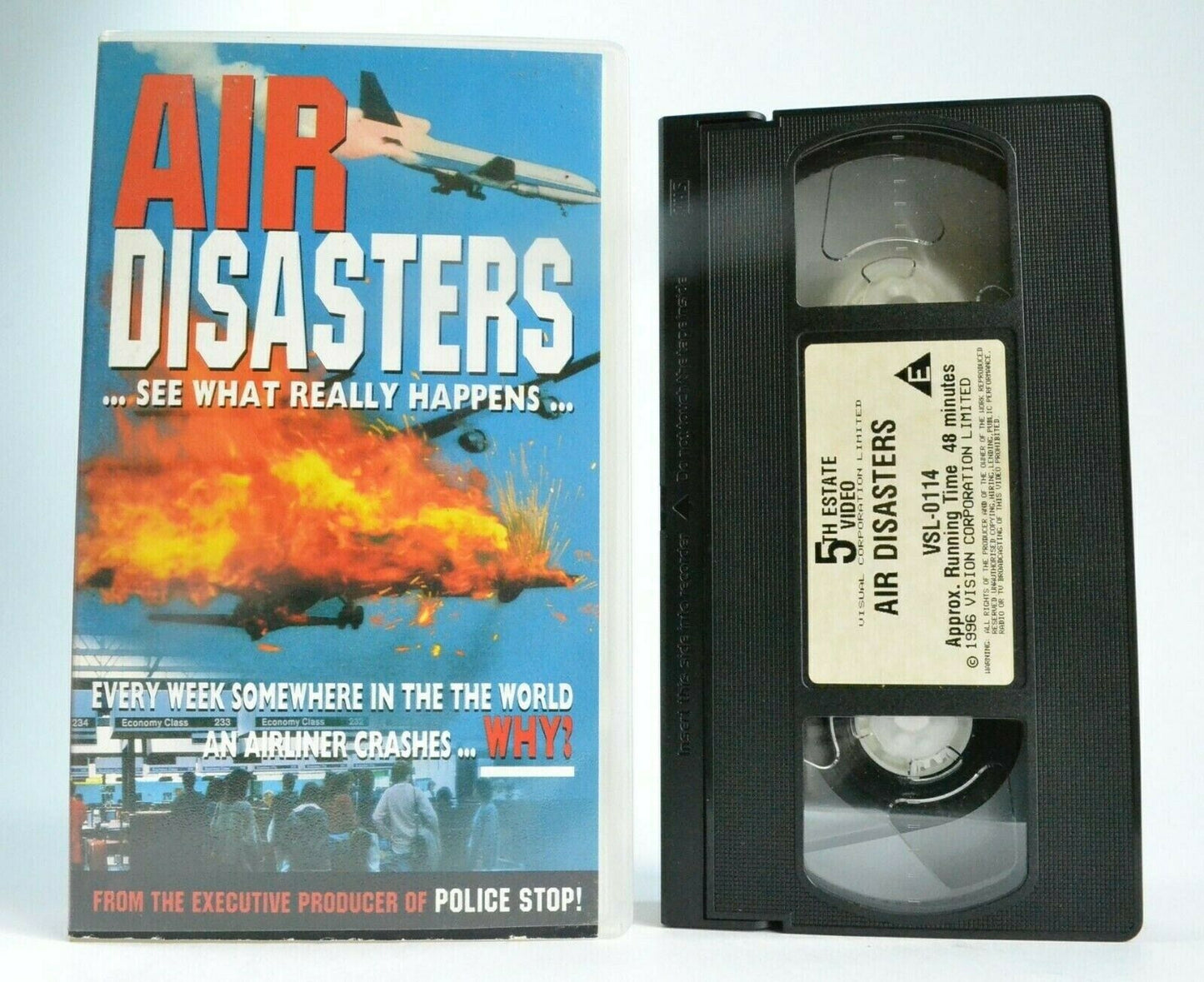 Air Disasters [Documentary] -<David Learmount>- [ Planes Crashes ] - Pal VHS-