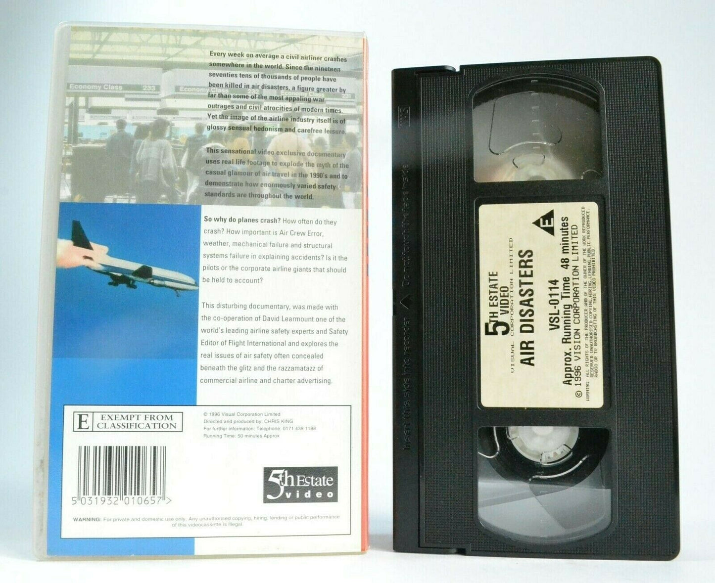 Air Disasters [Documentary] -<David Learmount>- [ Planes Crashes ] - Pal VHS-