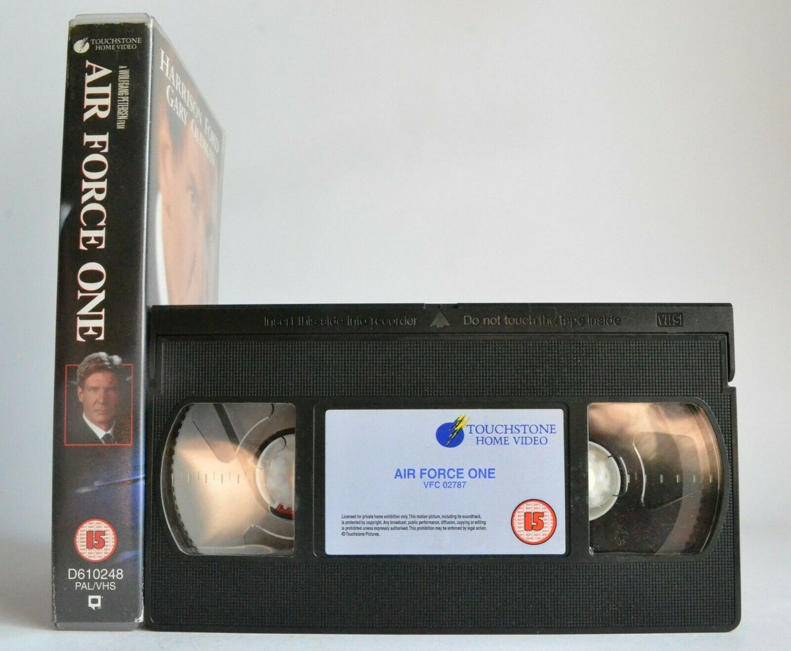 Air Force One: Political Action Thriller - Harrison Ford / Gary Oldman - Pal VHS-