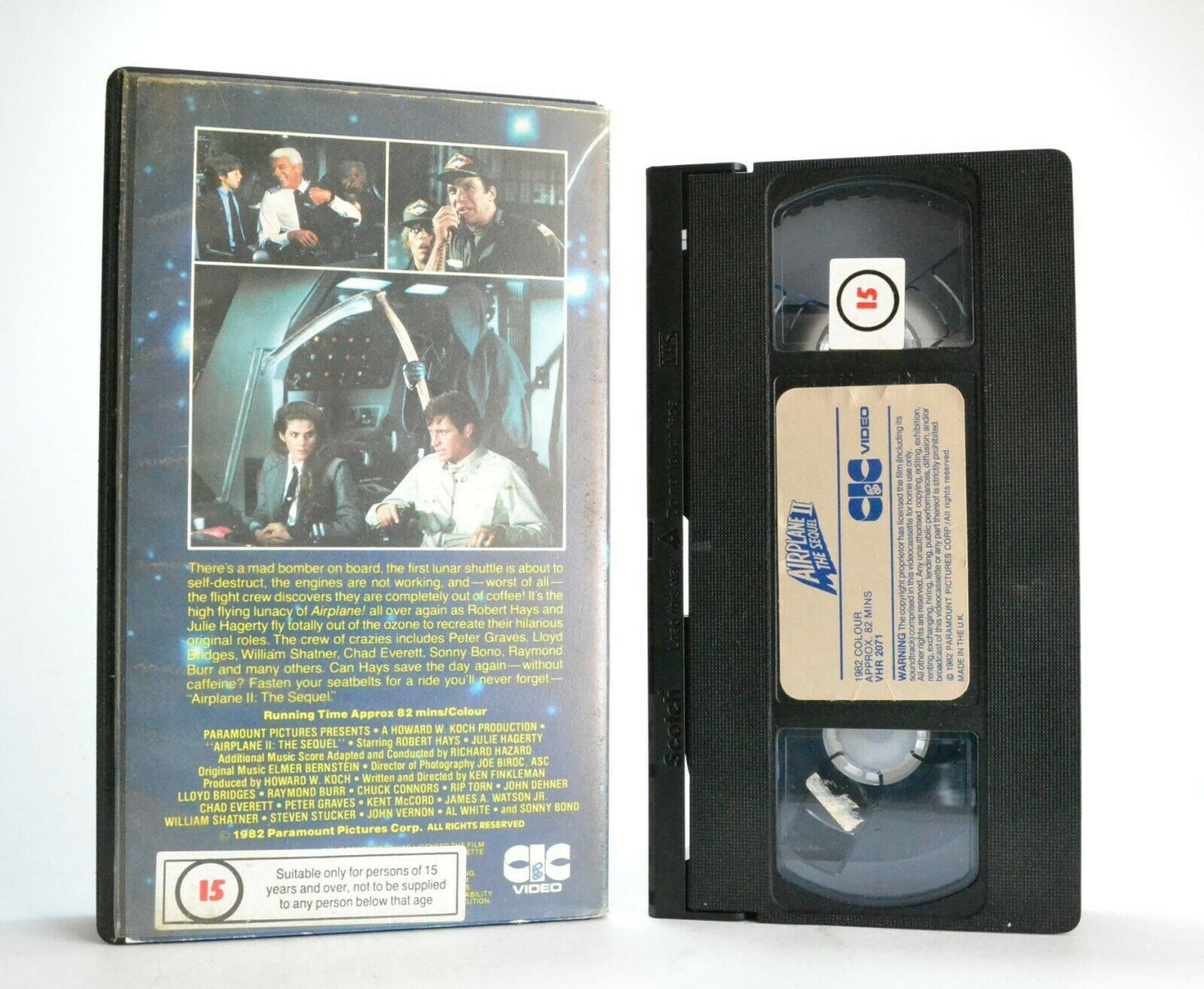 Airplane 2: The Sequel - CIC Video (1982) - Parody Comedy - Pre-Cert - Pal VHS-