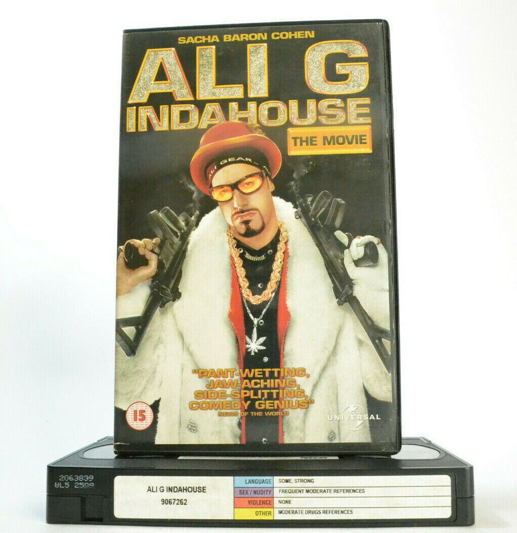 Ali G Indahouse: In The House Comedy (2002) - Large Box - Ex-Rental - Pal VHS-