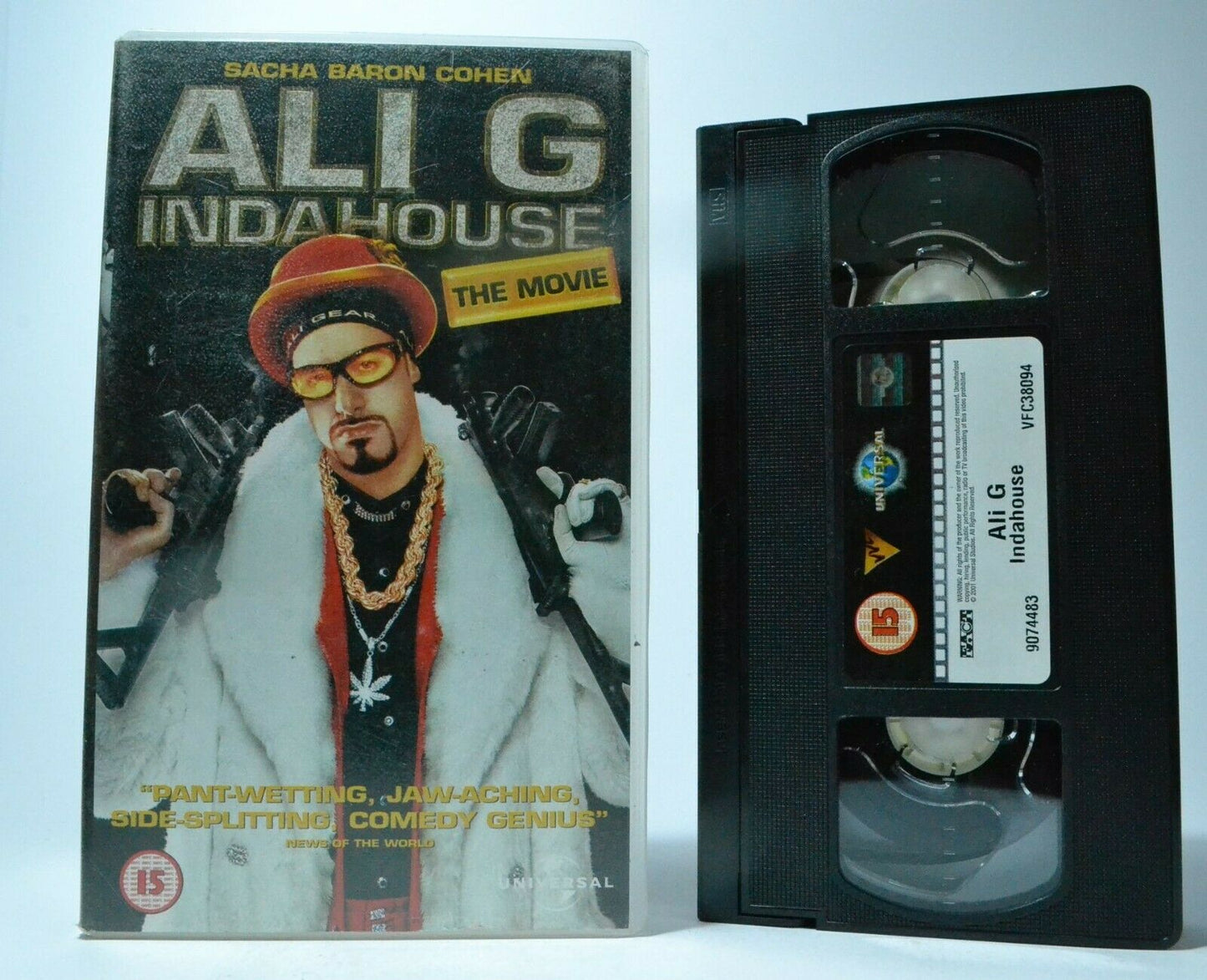 Ali G Indahouse: The Movie (2002) - Stoner Comedy - Sacha Baron Cohen - Pal VHS-