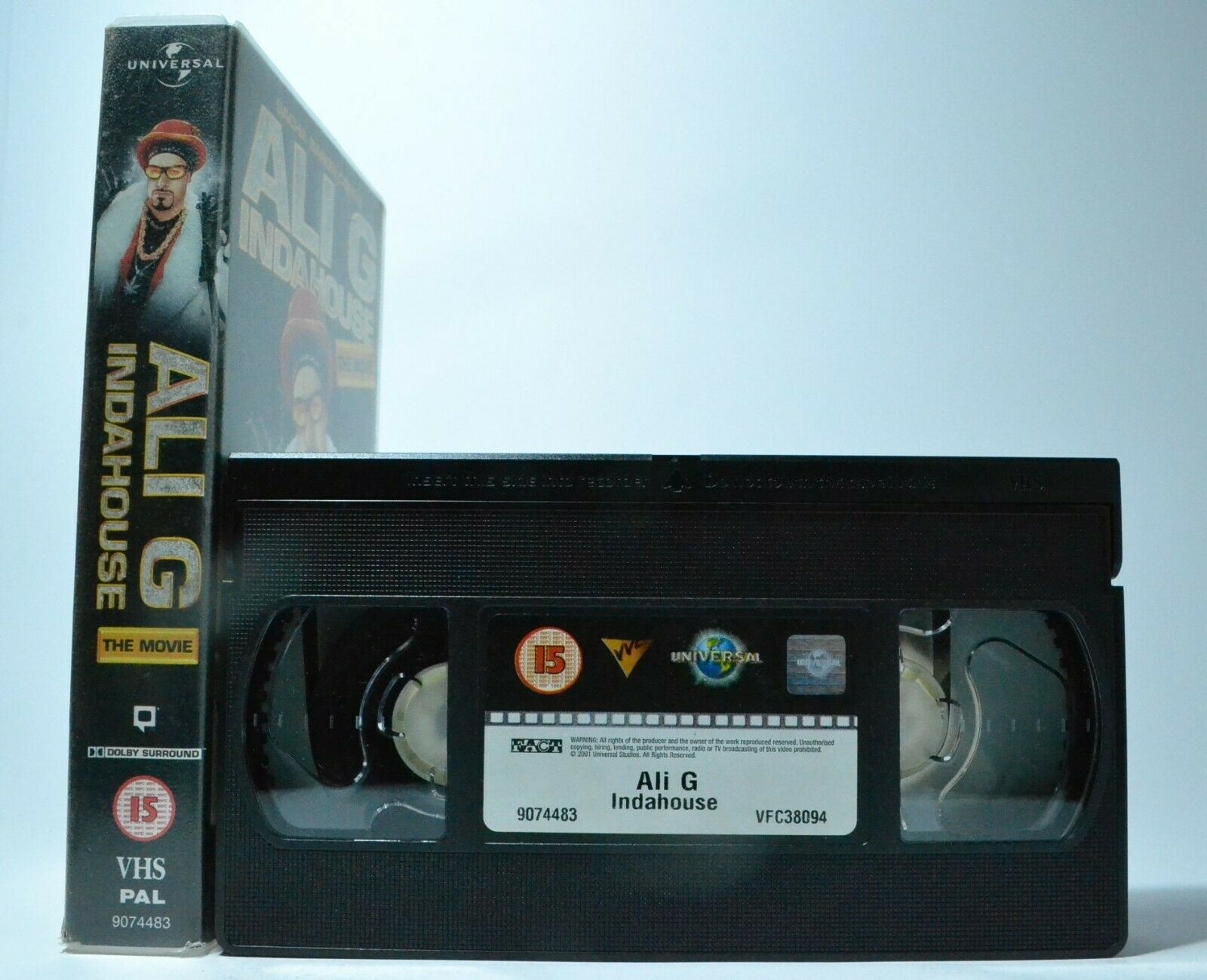 Ali G Indahouse: The Movie (2002) - Stoner Comedy - Sacha Baron Cohen - Pal VHS-