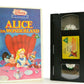 Alice In Wonderland: Disney Classic - Based On L.Carroll Story - Kids - Pal VHS-