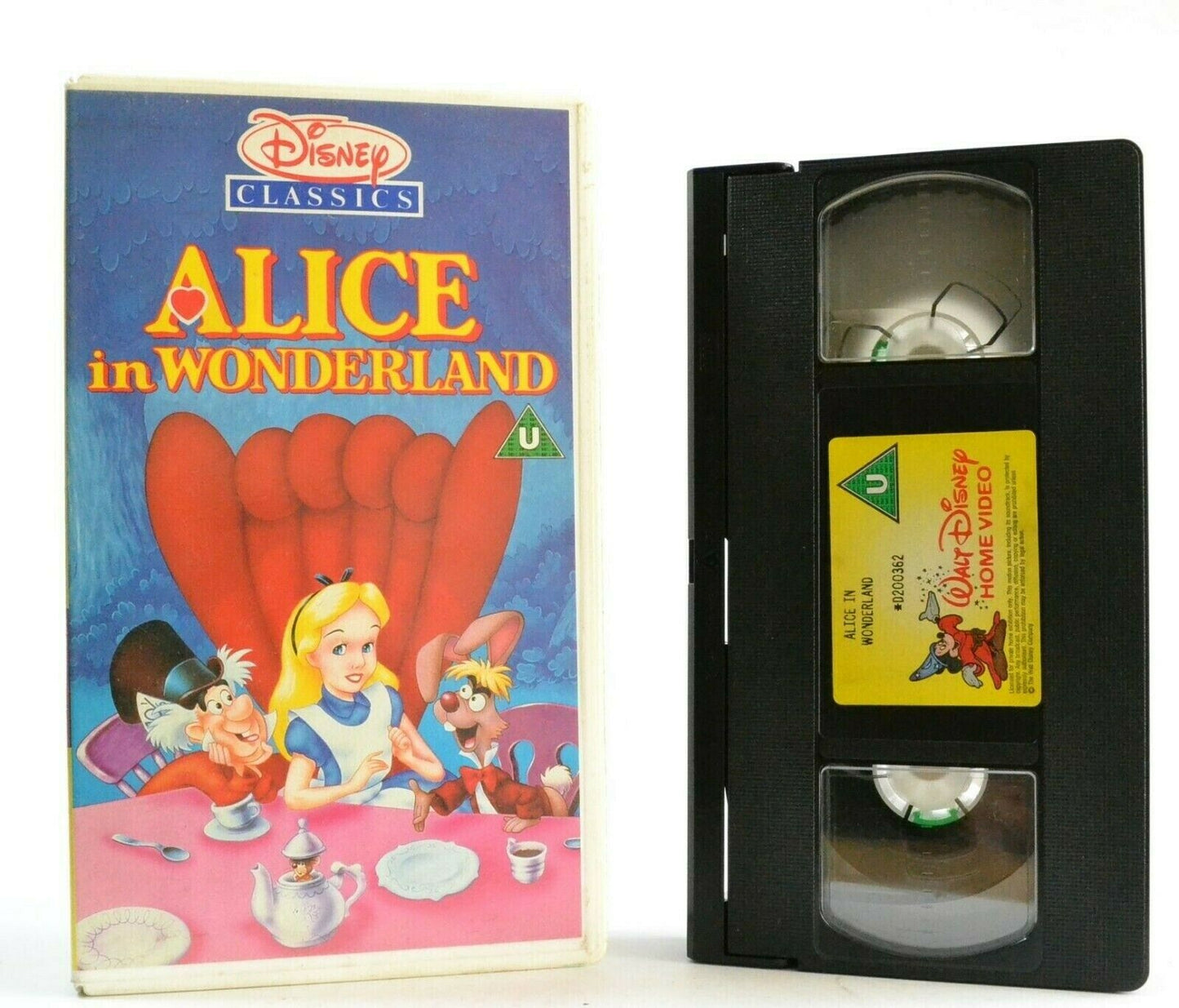 Alice In Wonderland: Disney Classic - Based On L.Carroll Story - Kids - Pal VHS-