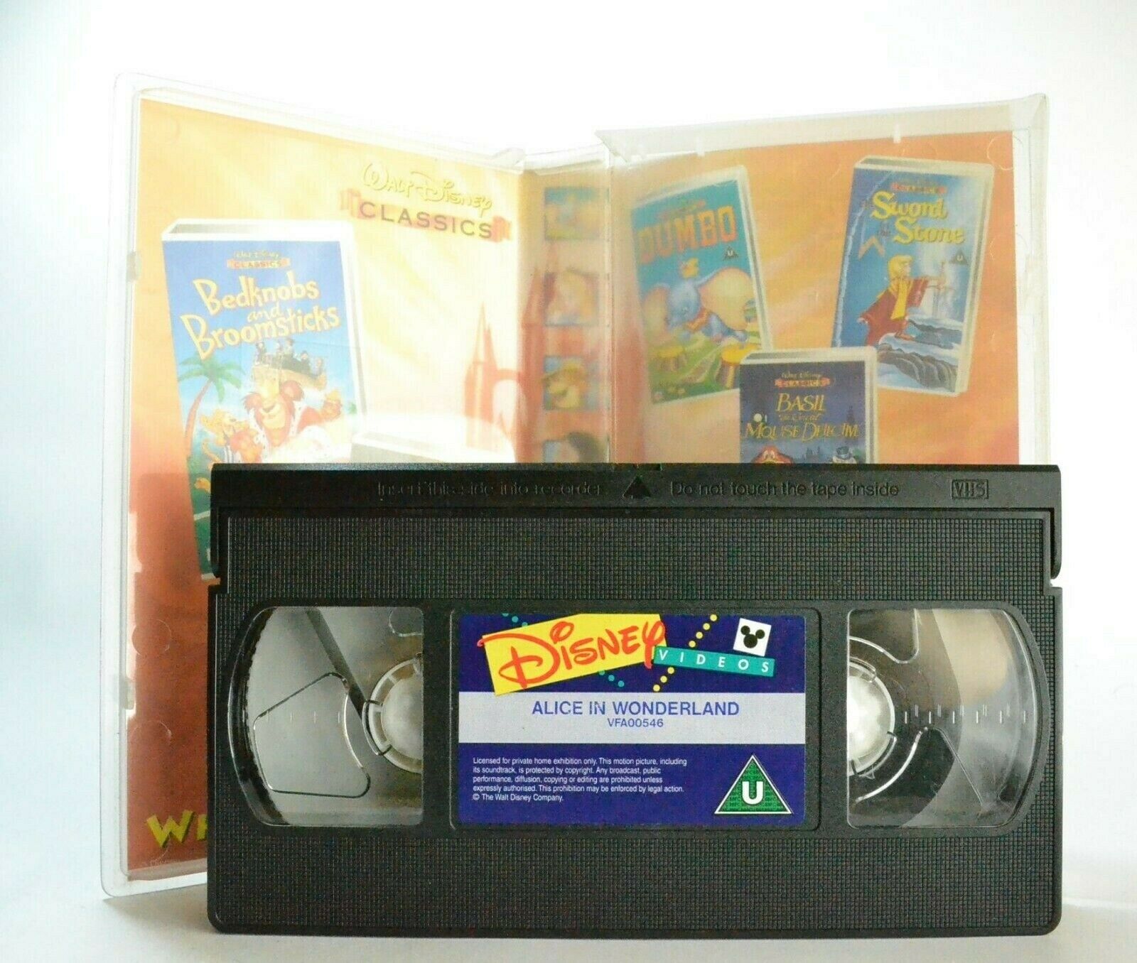 Alice In Wonderland: Disney's 13th Animated Classic (1951) - Children's - VHS-