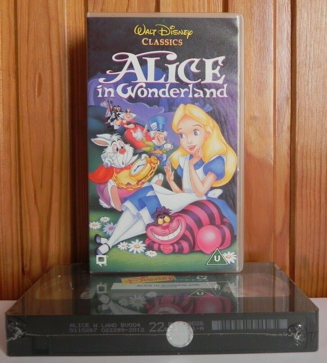 Alice In Wonderland: Walt Disney Classics - Brand New Sealed - Kids - Pal VHS-