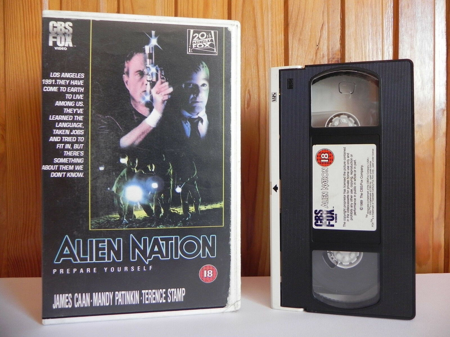 Alien Nation - CBS/FOX - Sci-Fi - James Caan - Mandy Patinkin - Large Box - VHS-