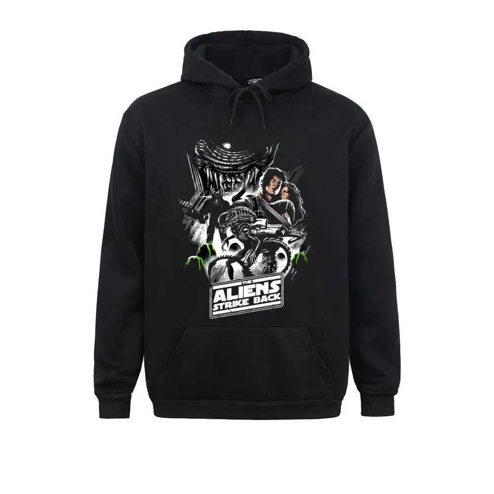 Alien vs Predator Hoodie - Aliens & Predator Merchandise - House Hoodie for Sci-Fi Thrills-