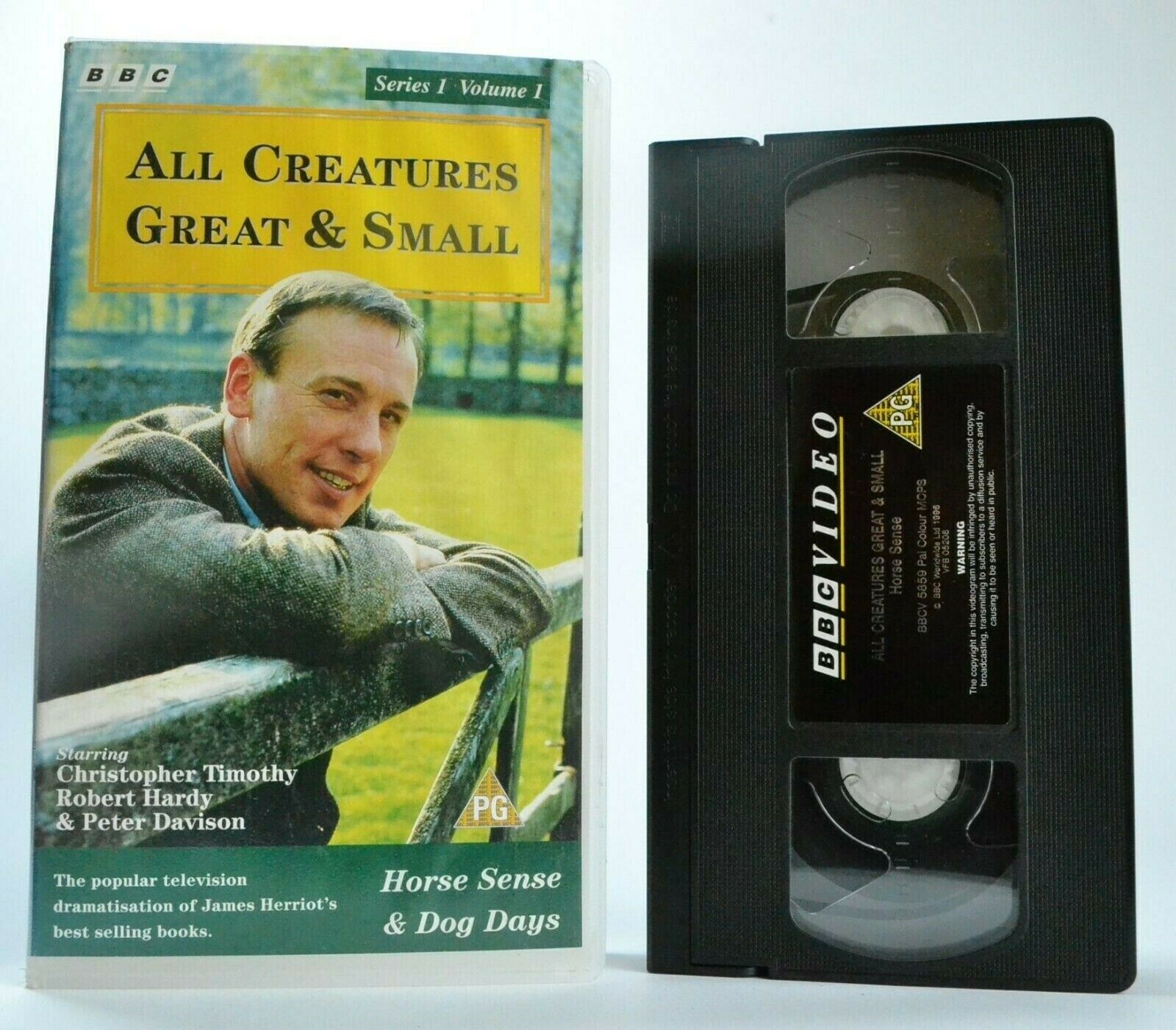 All Creatures Great And Small: Horse Sense & Dog Days - James Herriot - Pal VHS-