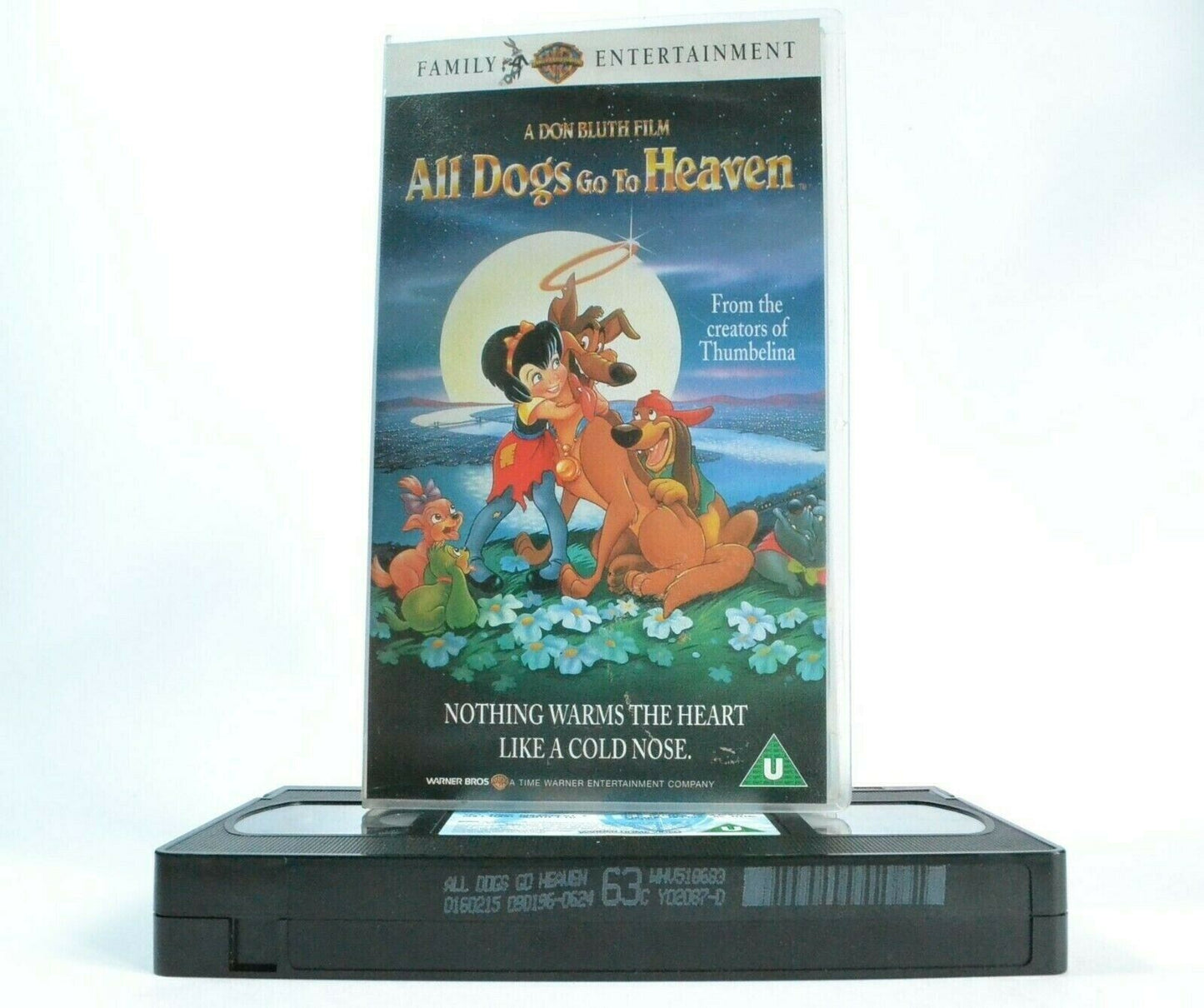 All Dogs Go To Heaven (1989); [Don Bluth] - Animated Musical - Children's - VHS-