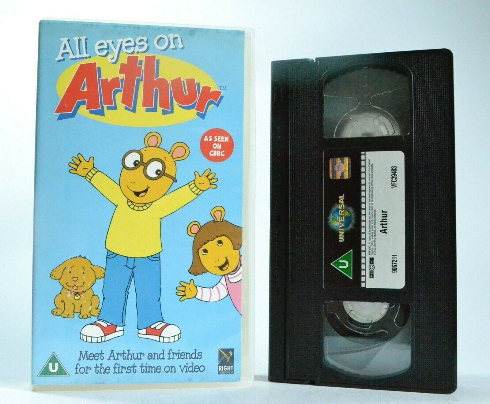 All Eyes On Arthur: Arthur's Eyes And Other Stories - Animated - Kids - Pal VHS-