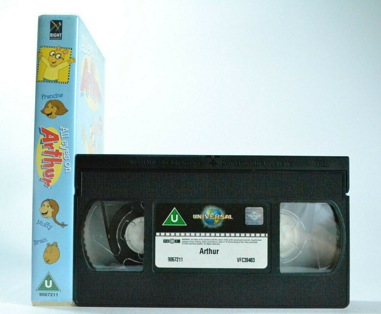 All Eyes On Arthur: Arthur's Eyes And Other Stories - Animated - Kids - Pal VHS-