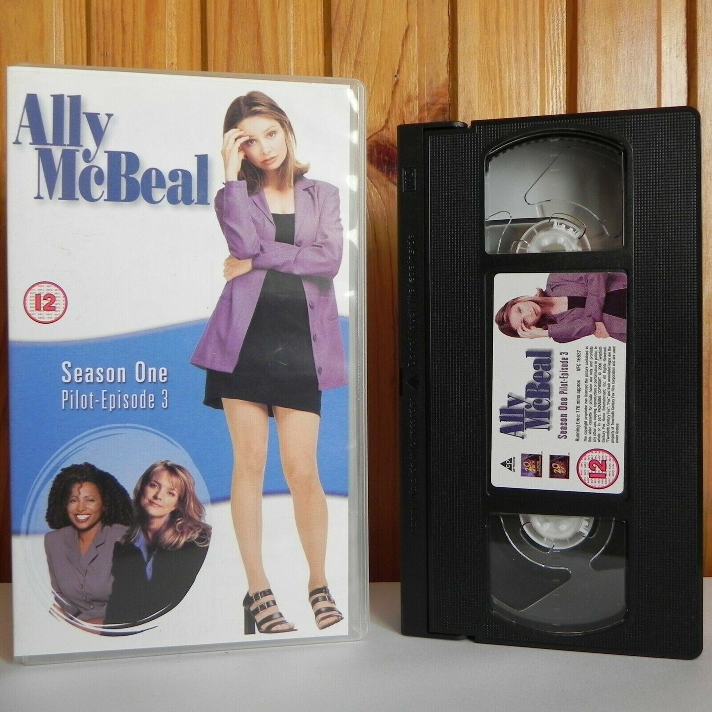 Ally McBeal: 1st Time On T.V - Season One - Pilot-Episode 3 - TV Show - Pal VHS-