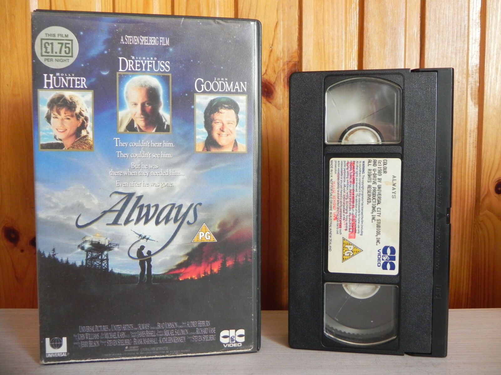 Always - CIC Video - Drama - A Steven Spielberg Film - Holly Hunter - Pal VHS-