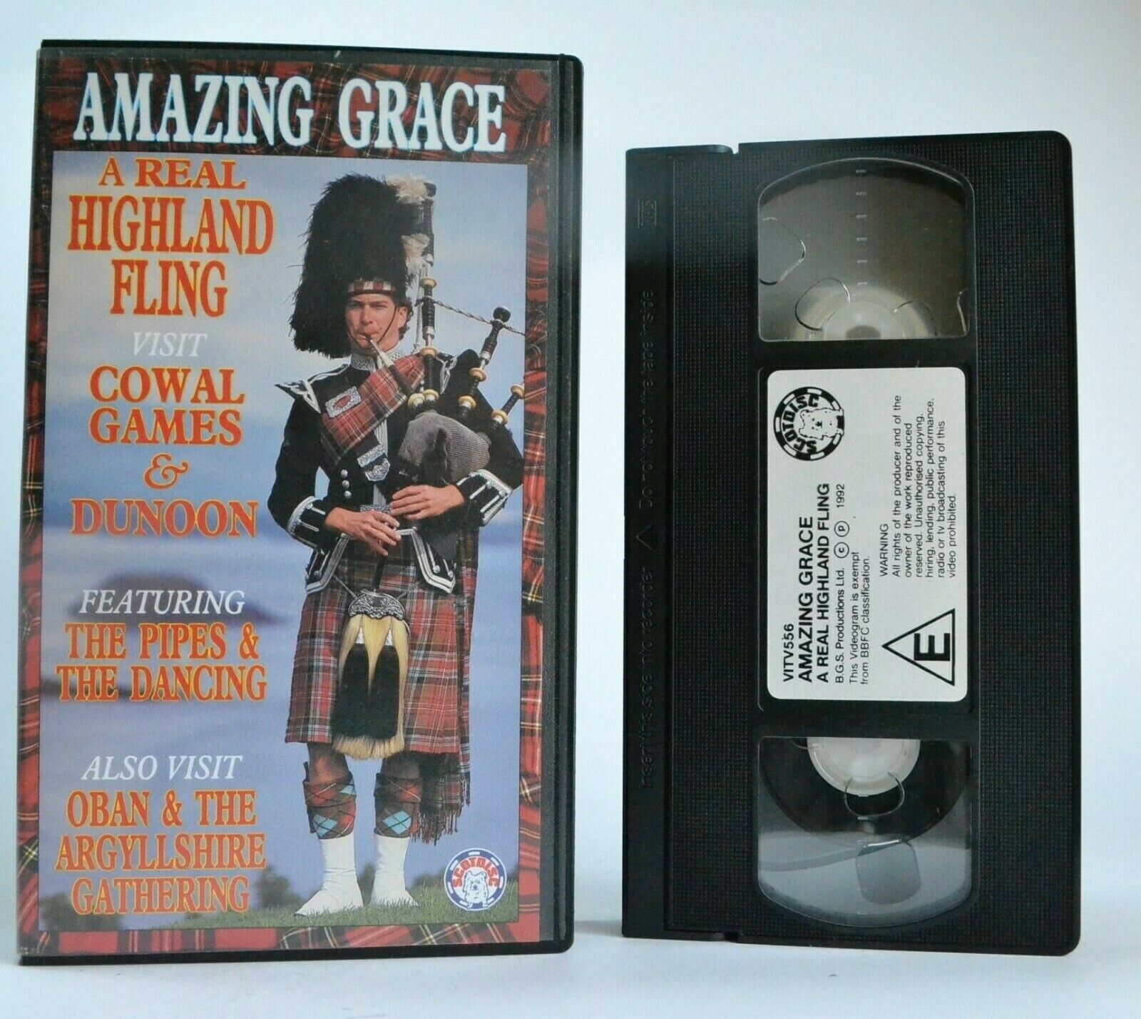 Amazing Grace: A Real Highland Fling - Cowal Games And Dunoon - Music - Pal VHS-