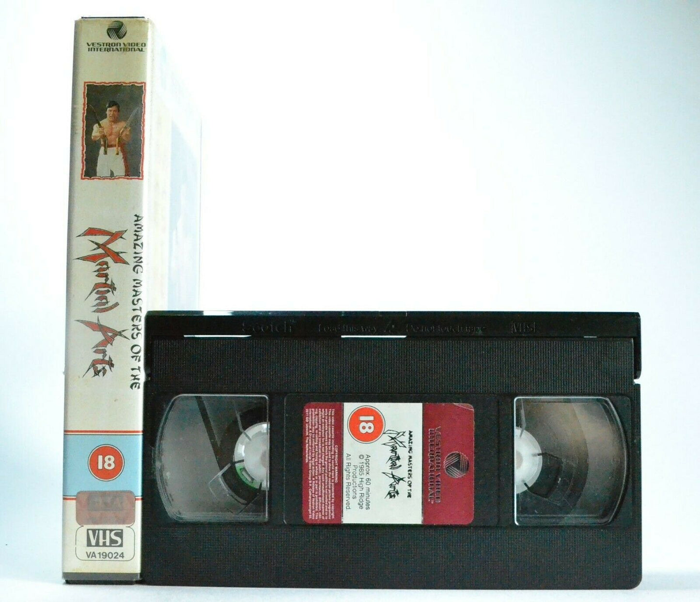 Amazing Masters Of The Martial Arts (1985) - Sonny Chiba - Bruce Lei - Pal VHS-