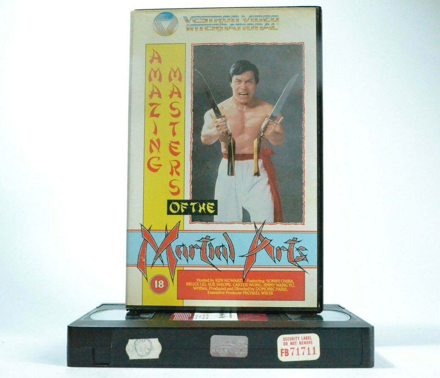 Amazing Masters Of The Martial Arts (1985) - Sonny Chiba - Bruce Lei - Pal VHS-