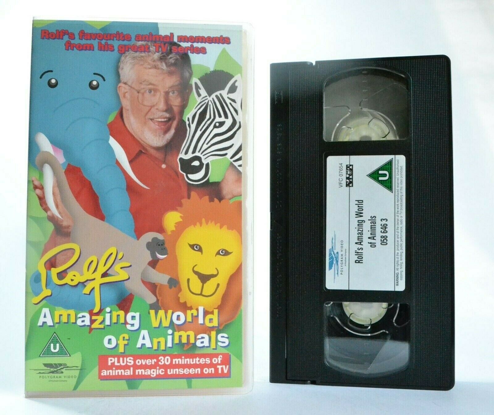 Amazing World Of Animals: By Rolf Harris - TV Series - Compilation - Pal VHS-