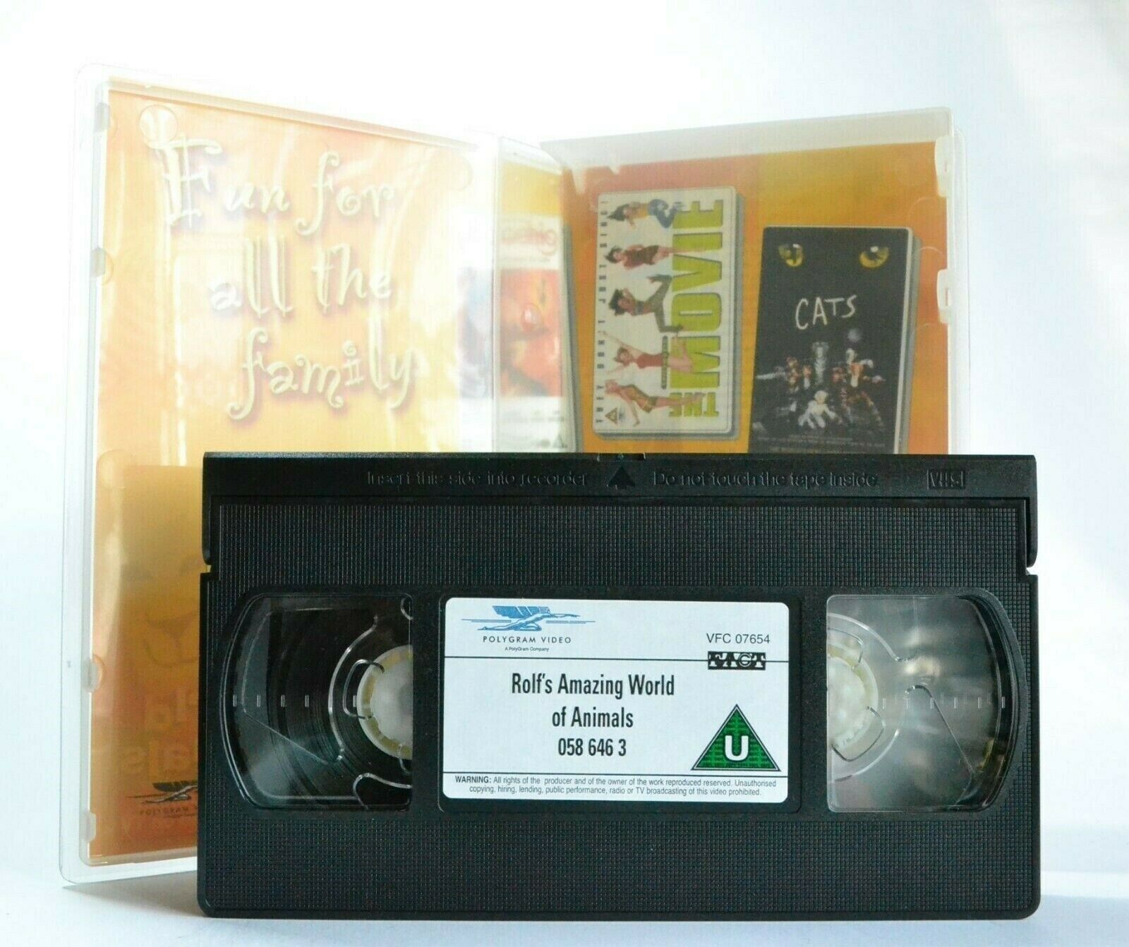 Amazing World Of Animals: By Rolf Harris - TV Series - Compilation - Pal VHS-