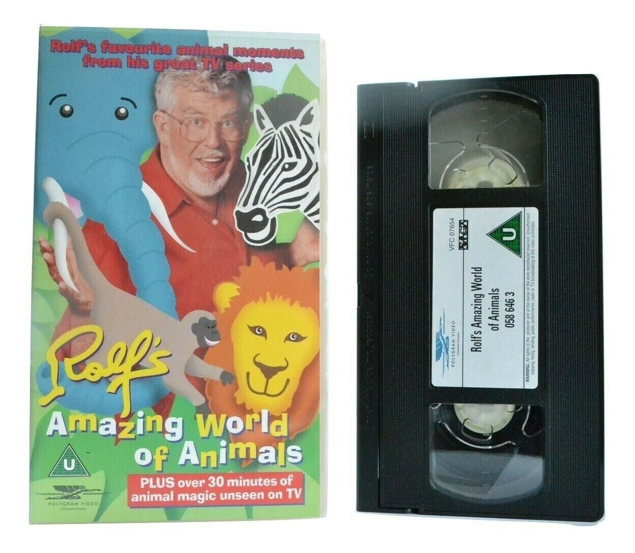 Amazing World Of Animals: By Rolf Harris - TV Series - Compilation - Pal VHS-