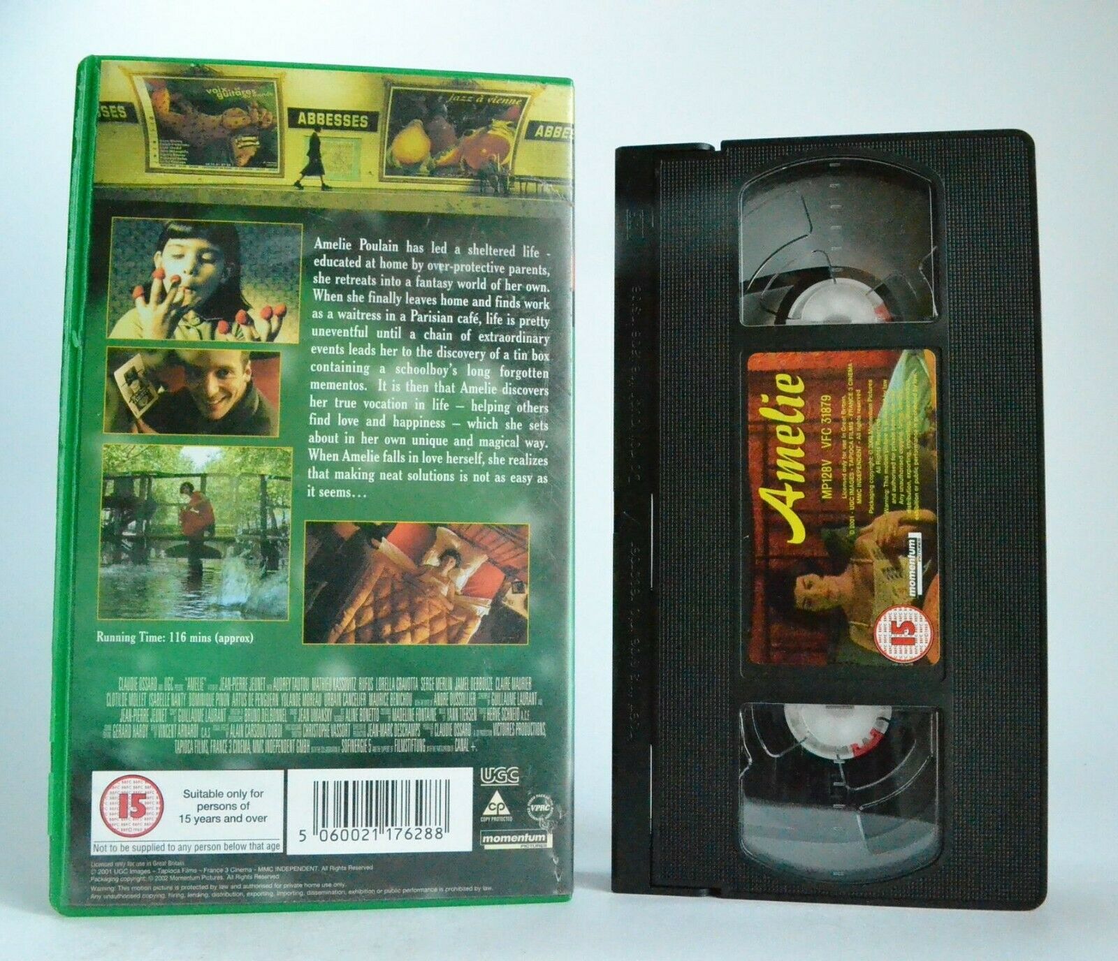 Amelie: A Film By Jean-Pierre Jeunet (2001) - Audrey Tautou/Serge Merlin - VHS-