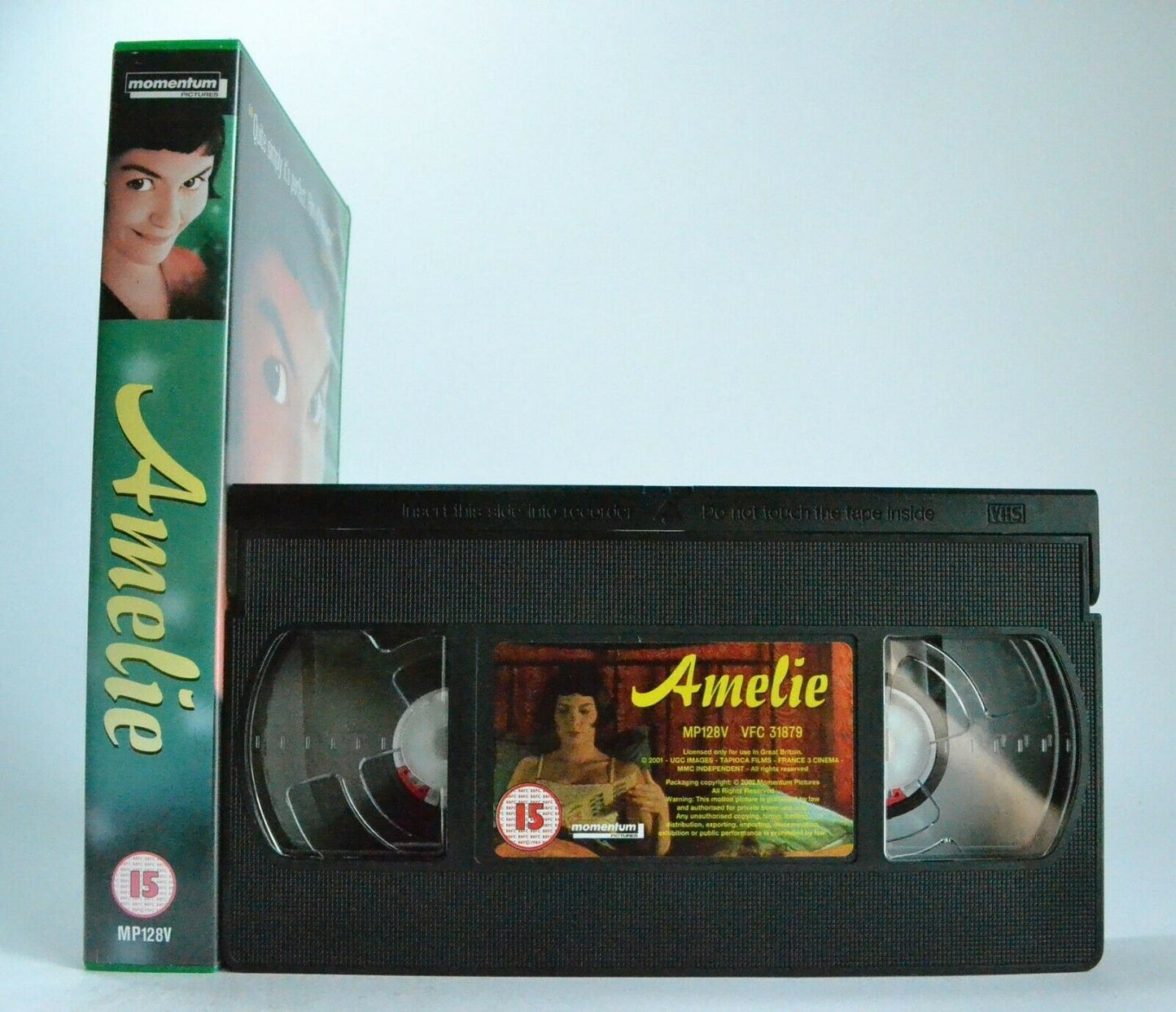 Amelie: A Film By Jean-Pierre Jeunet (2001) - Audrey Tautou/Serge Merlin - VHS-