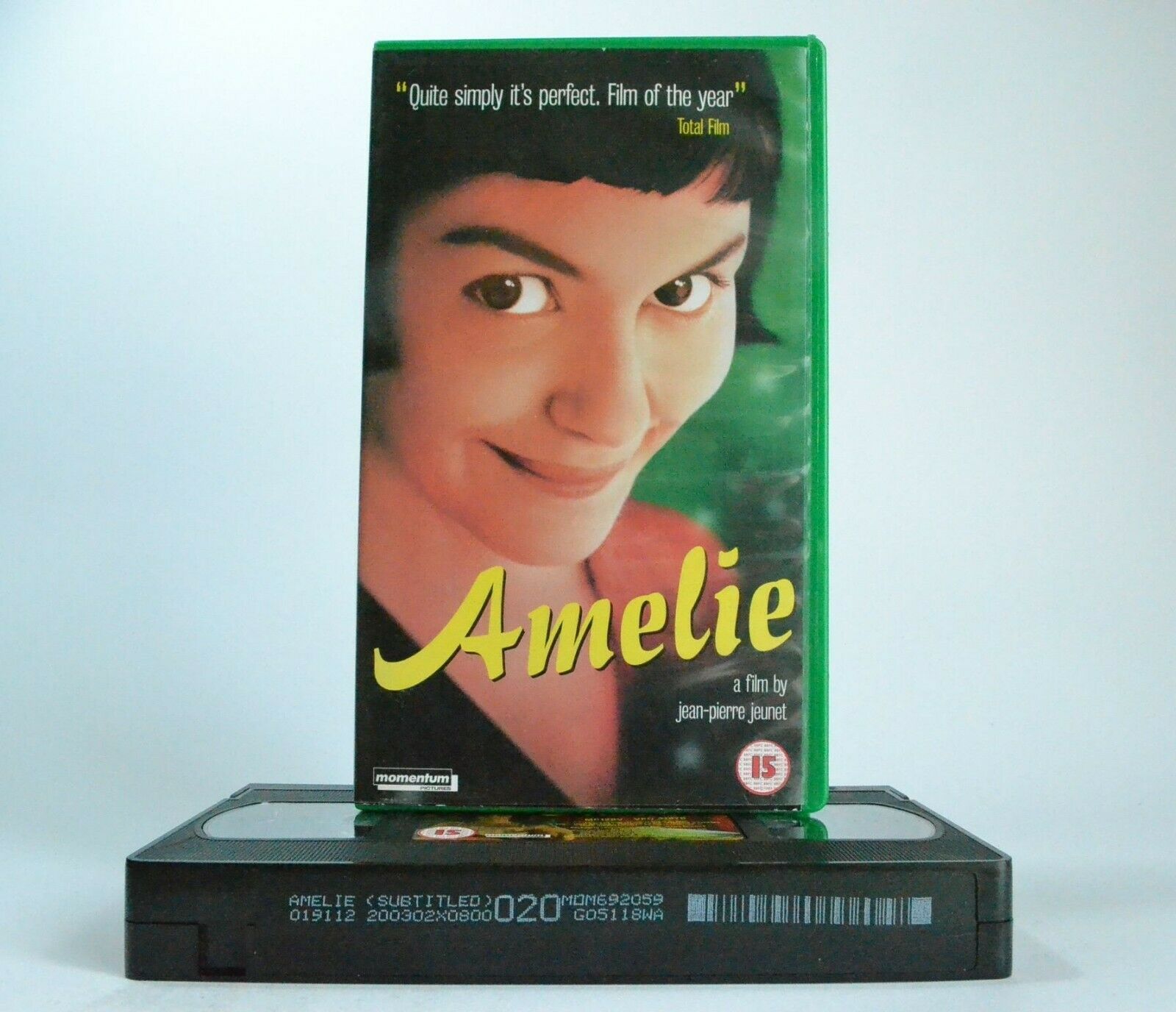 Amelie: A Film By Jean-Pierre Jeunet (2001) - Audrey Tautou/Serge Merlin - VHS-