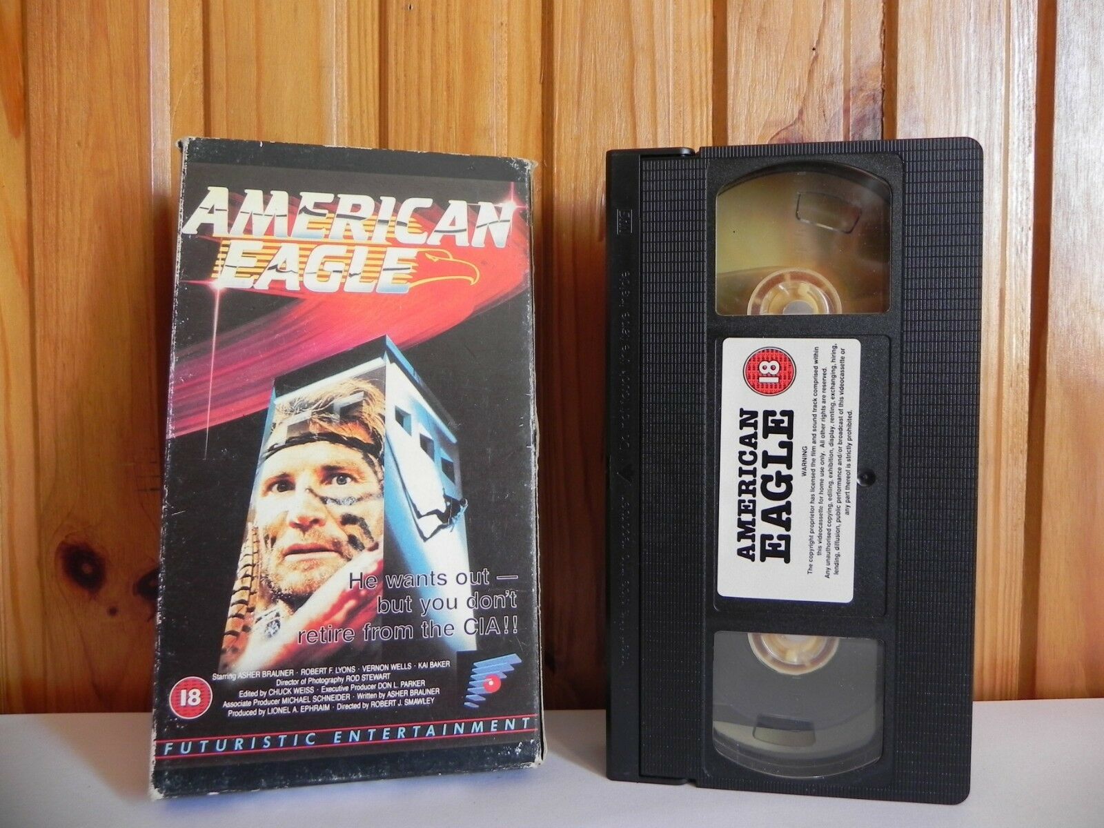 American Eagle - PolyGram - Action Thriller - Ashner Brauner - Kai Baker - VHS-