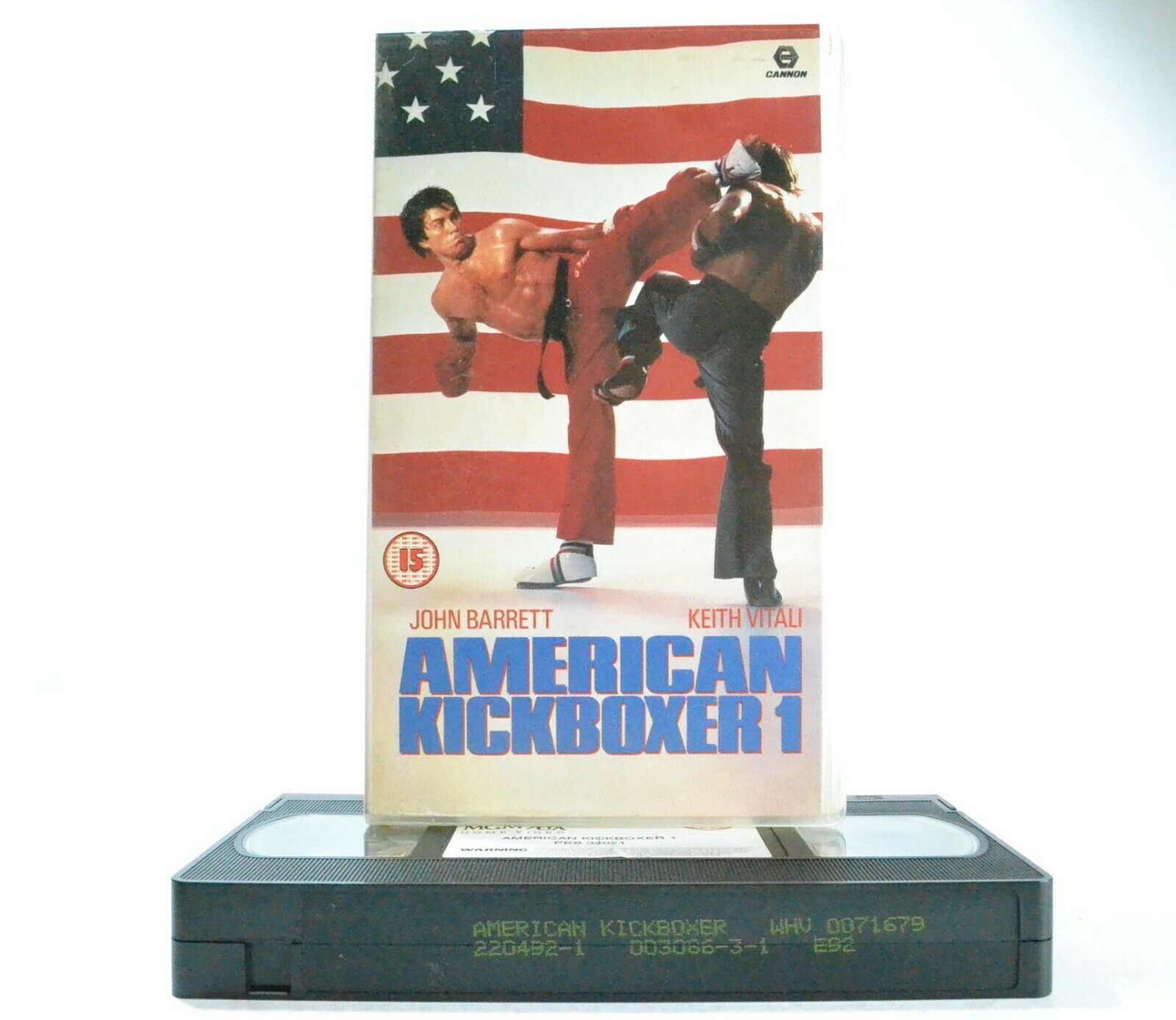 American Kickboxer 1: John Barrett - Bloodsport Martial Art - Action Video - VHS-