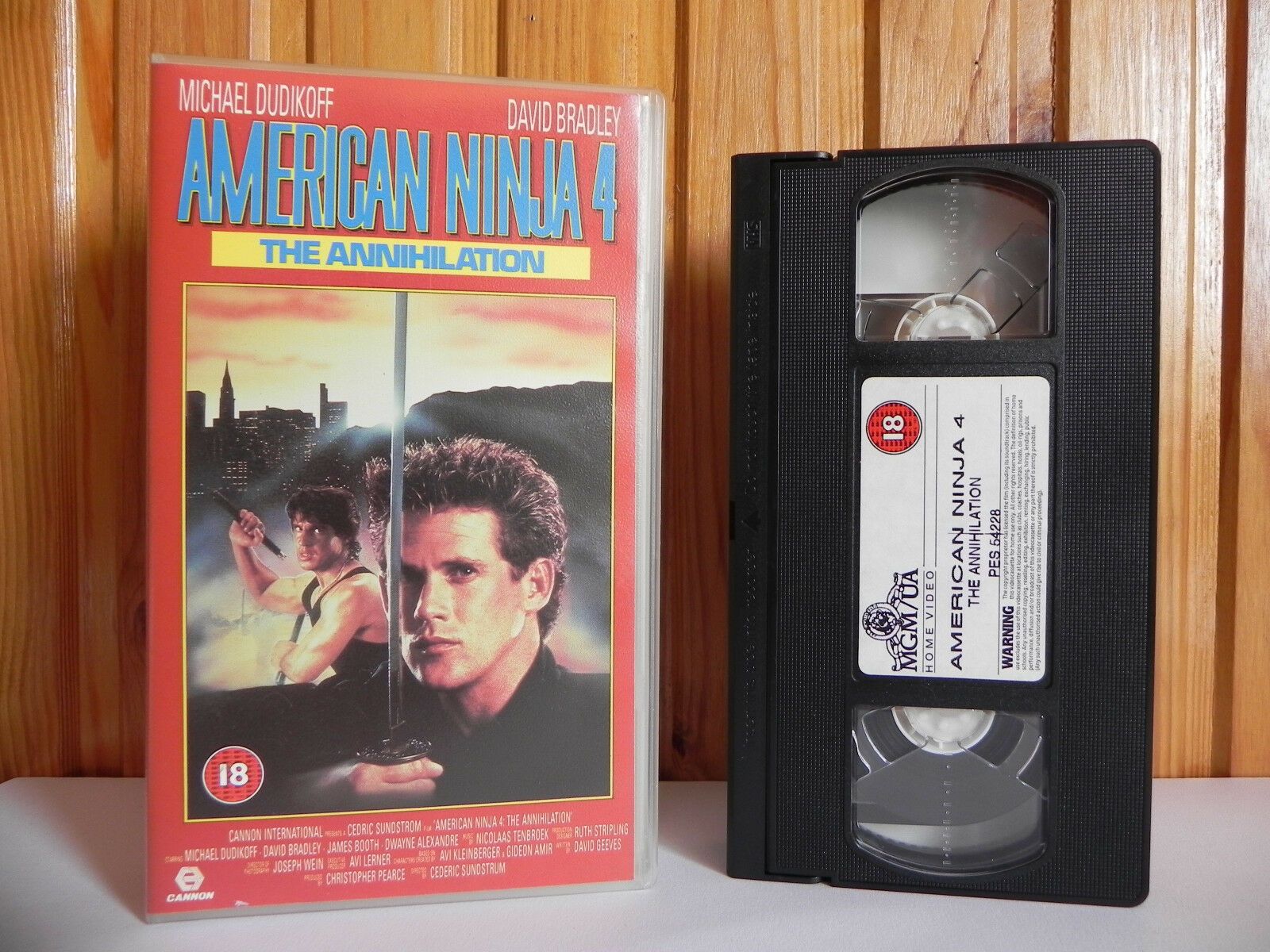 American Ninja 4: The Annihilation - Cannon - Cert (18) - Martial Arts - Pal VHS-