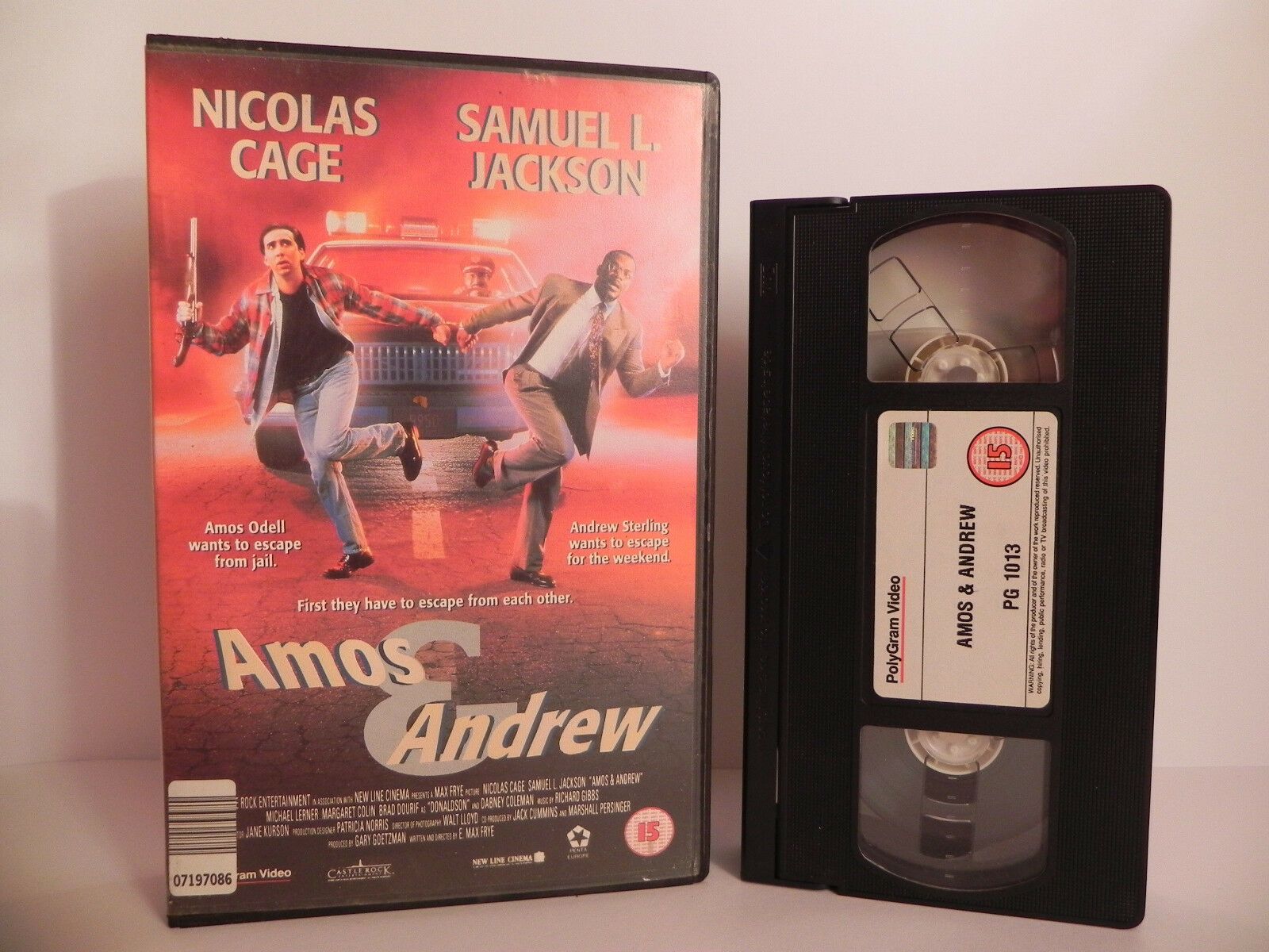 Amos And Andrew - Nick Cage/S.L.Jackson - Big Box - Ex-Rental - X-Funny - VHS-