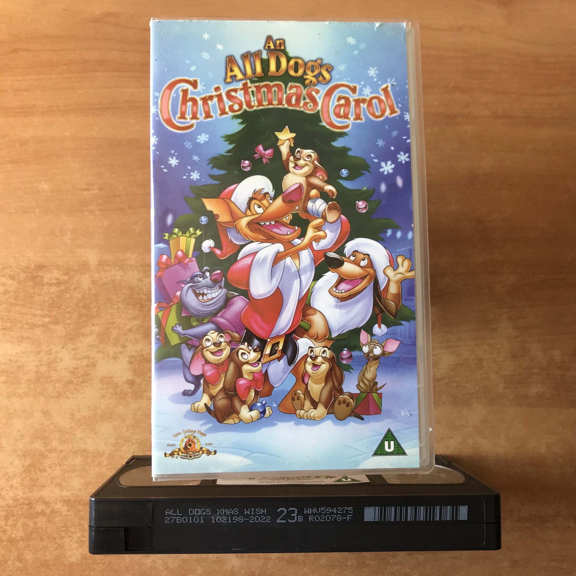 An All Dog’s “Christmas Carol”: Full Length Festive Feature - Children’s VHS-