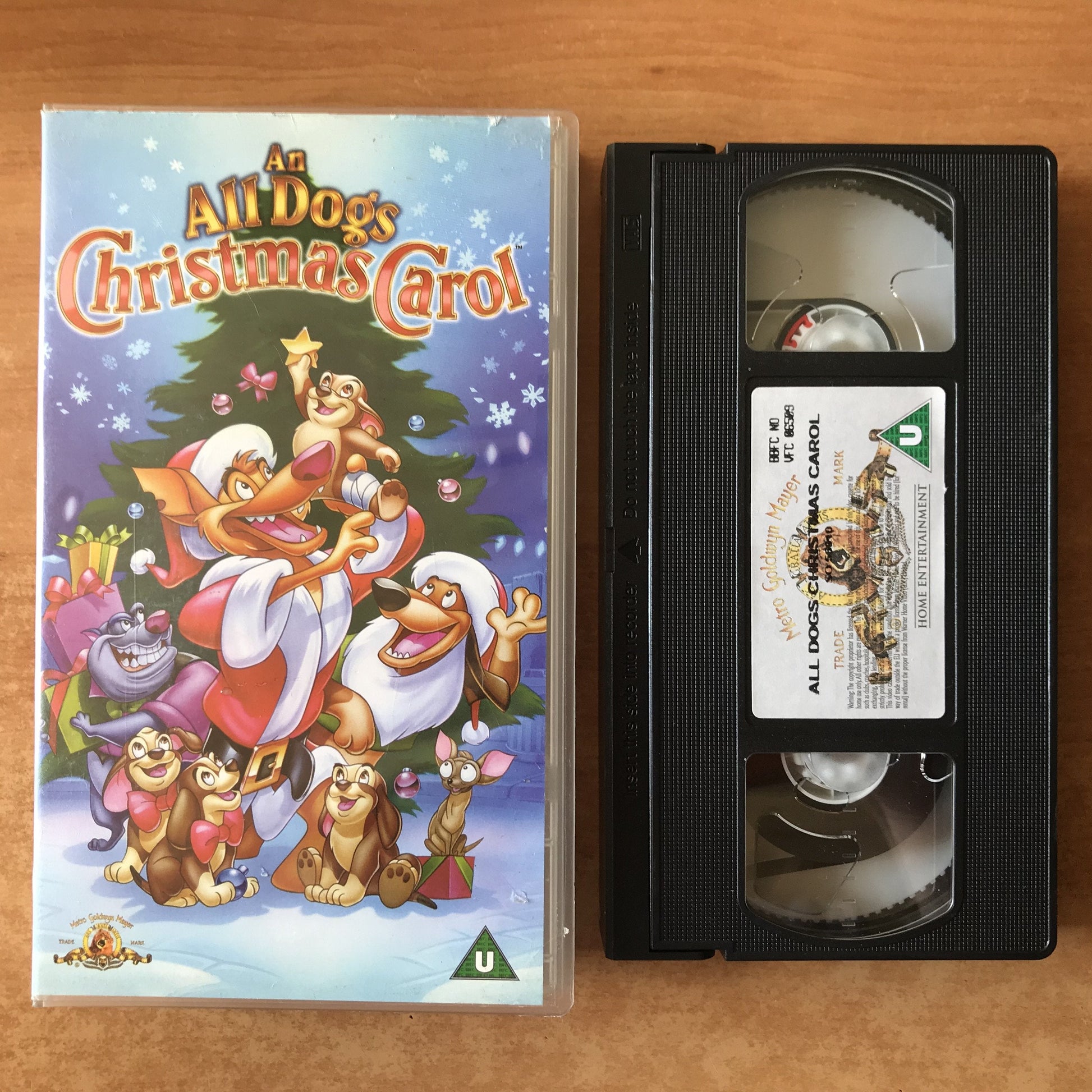 An All Dog’s “Christmas Carol”: Full Length Festive Feature - Children’s VHS-