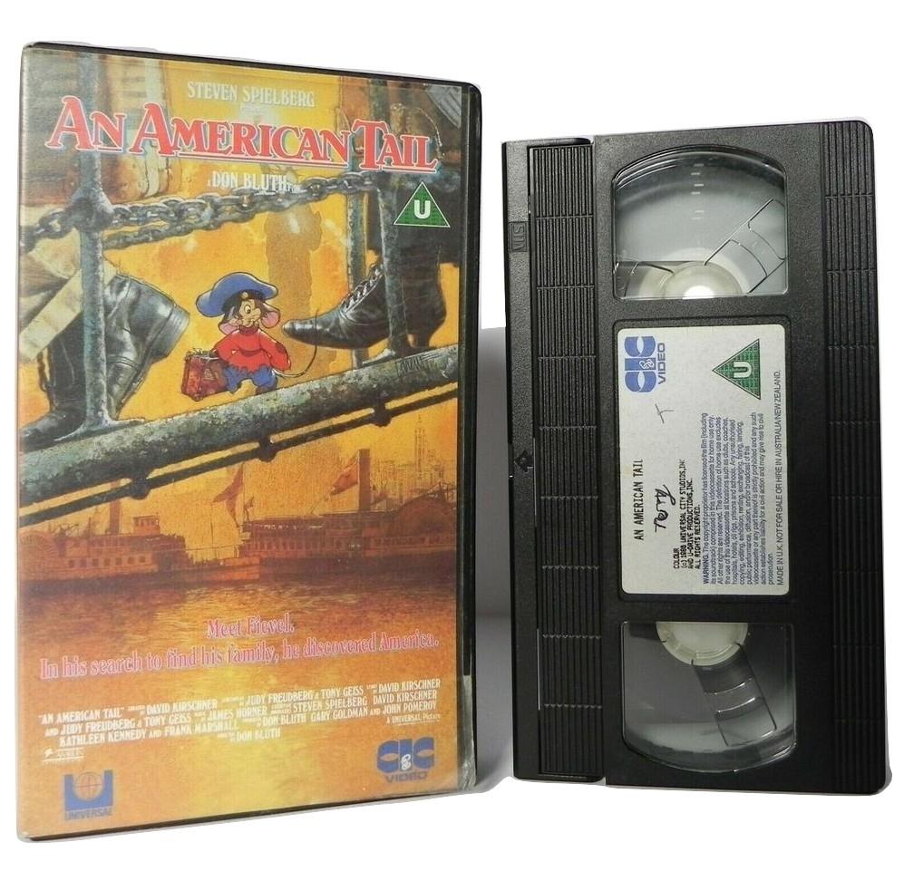 An American Tail - (1986) - Classic - Animated - Adventures - Children's - VHS-