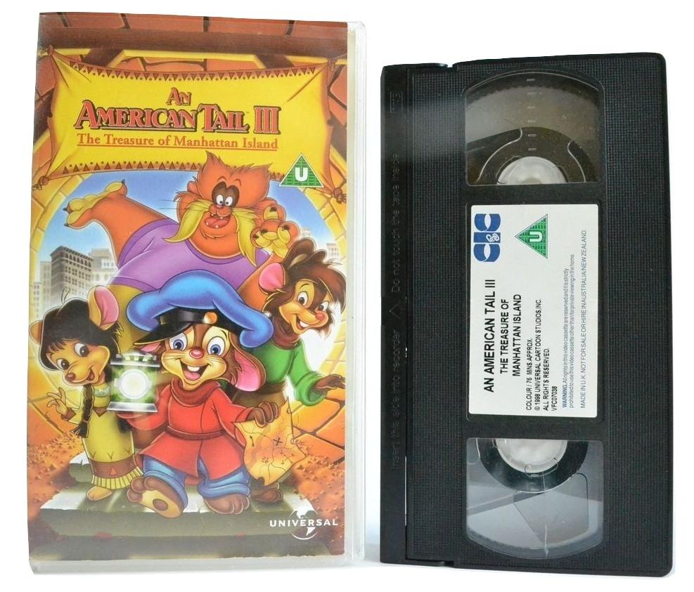 An American Tail 3: The Treasure Of Manhattan Island (1998) Kid’s Animation VHS-