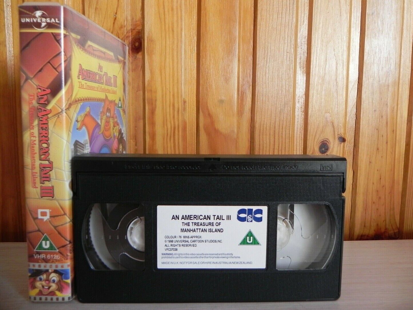 An American Tale 3 - CIC Original 1998 Kids Video - Full Feature Movie - Pal VHS-