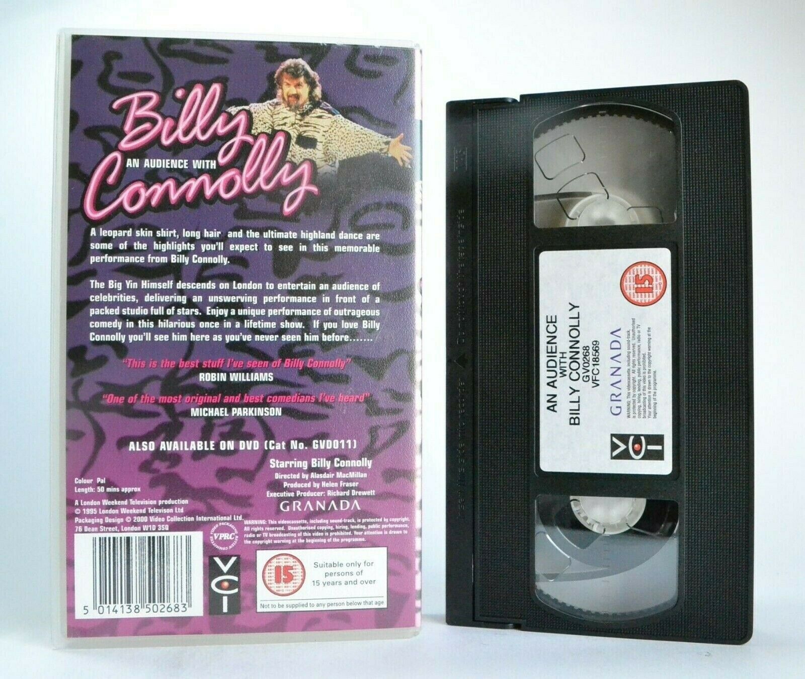 An Audience With Billy Connolly - Live At Albert Hall/London (1995) - Pal VHS-