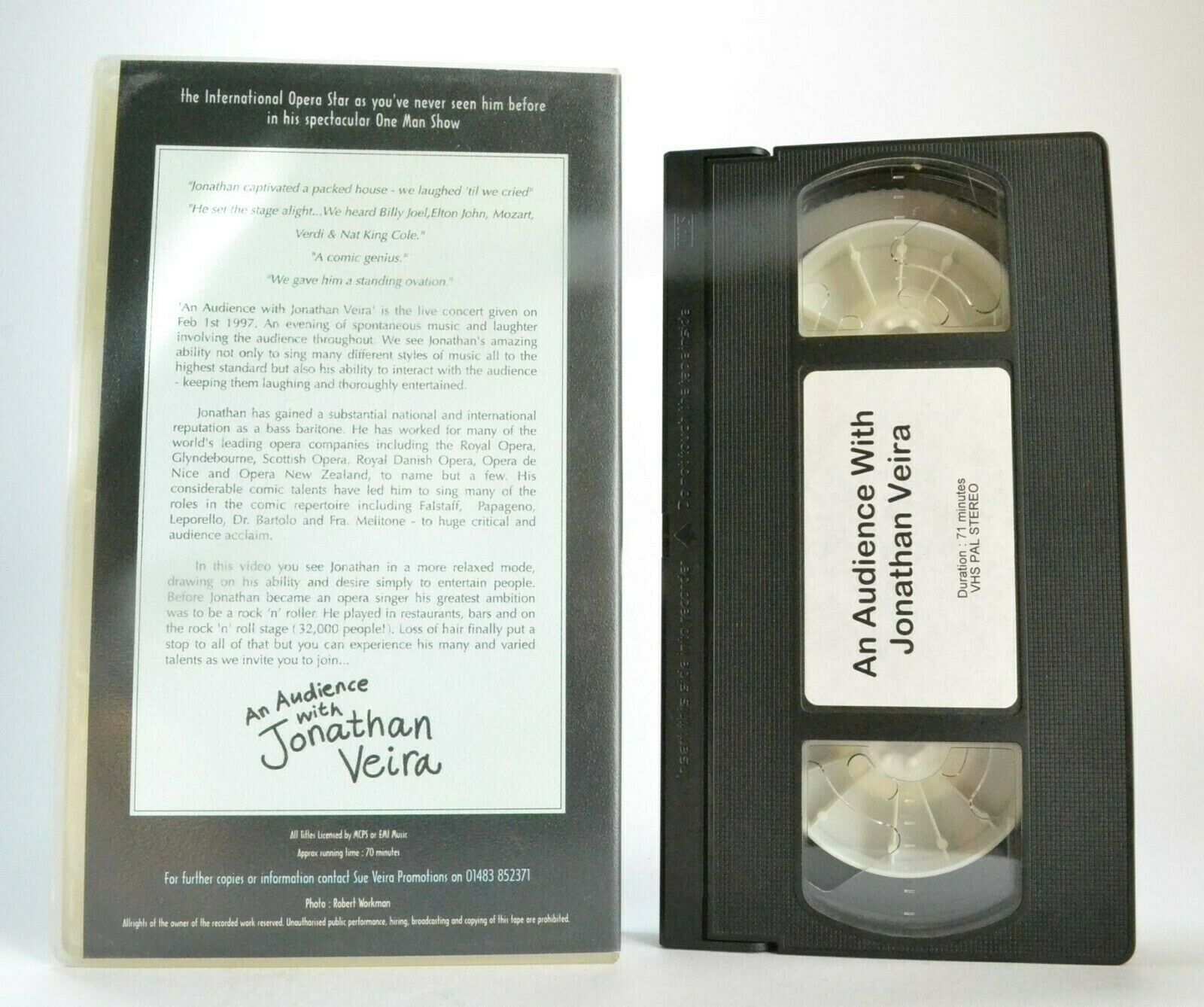 An Audience With Jonathan Veira - (1997) Live Concert - Opera Star - Music - VHS-