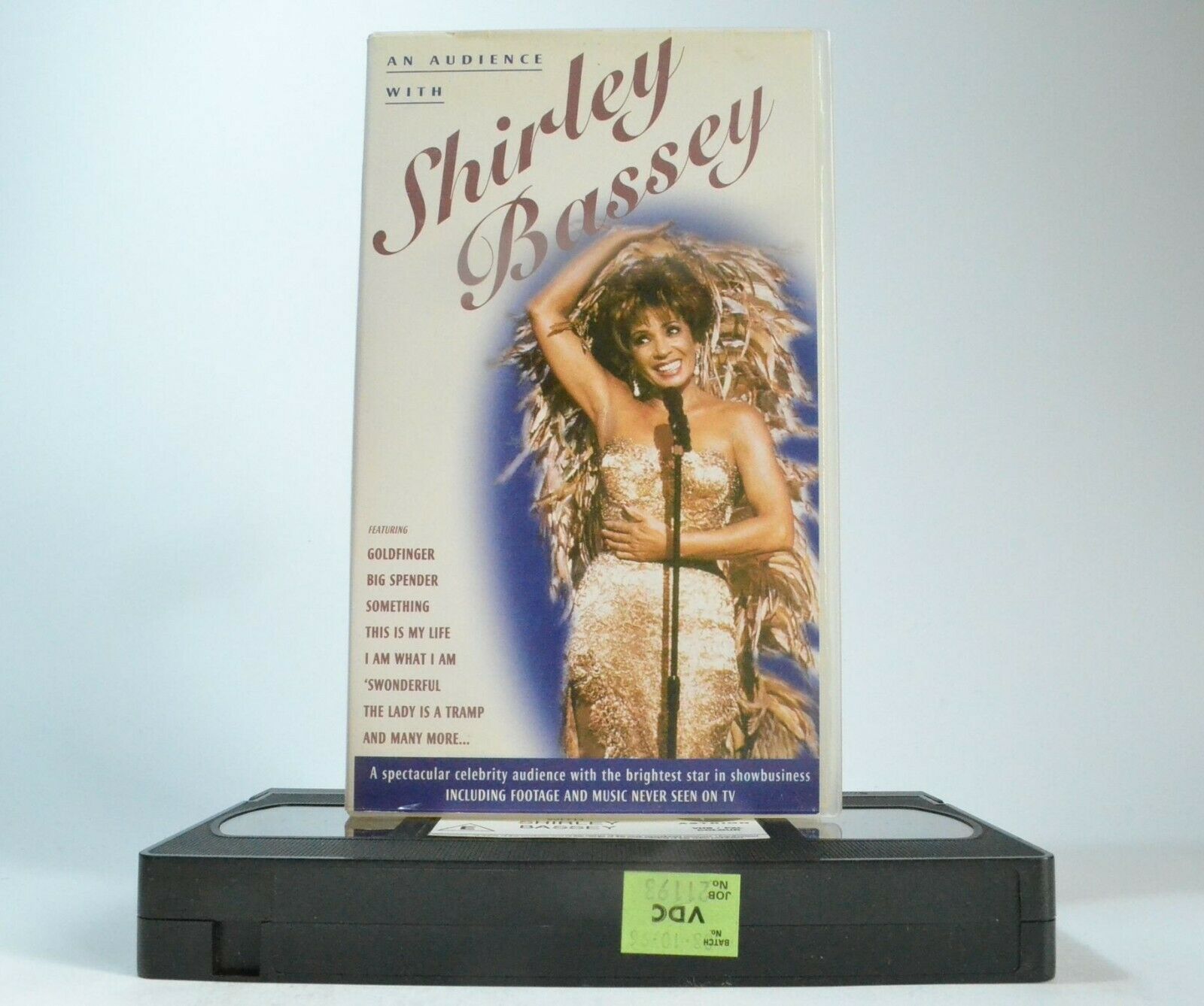 An Audience With Shirley Bassey - Live Performance - TV Broadcast - Music - VHS-