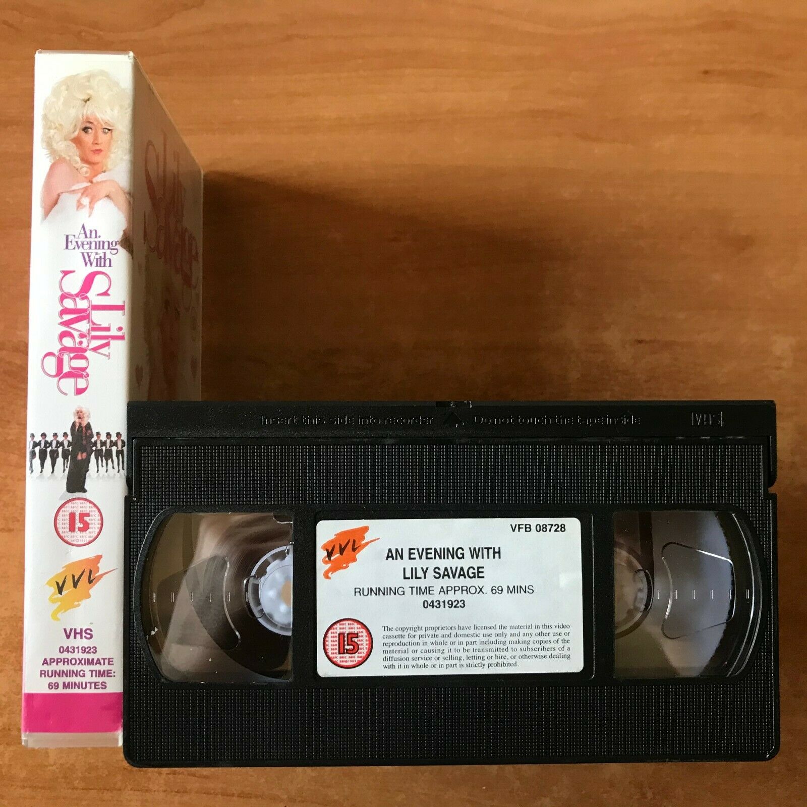 An Evening With Lily Savage (Live Show) Comedy - Robbie Williams [69mins] VHS-