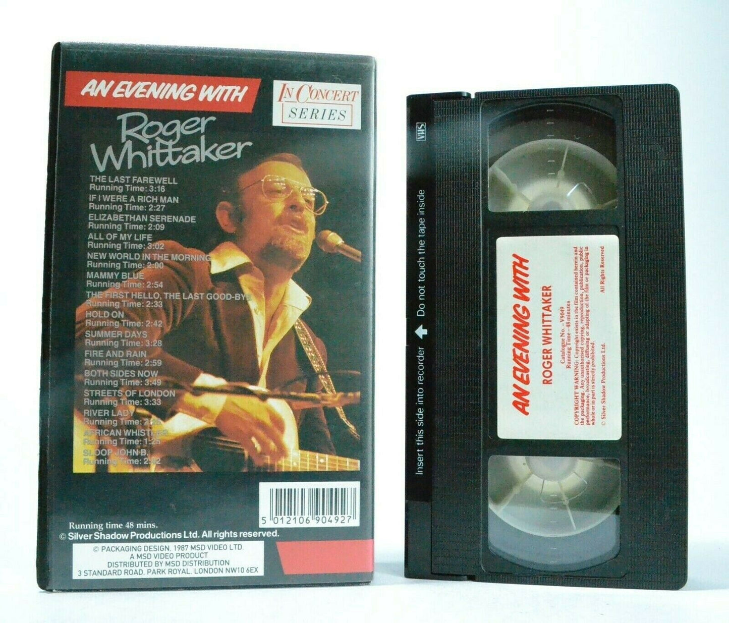 An Evening With Roger Whittaker - Live Performance - Greatest Hits - Music - VHS-