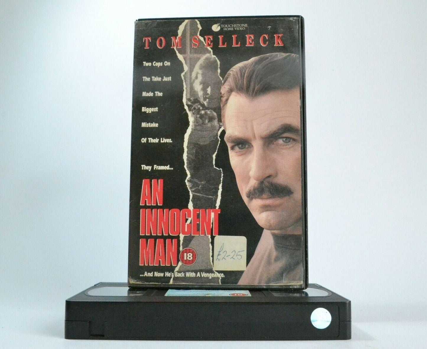 An Innocent Man (1989) - Action Cop Thriller - Large Box - Tom Selleck - Pal VHS-